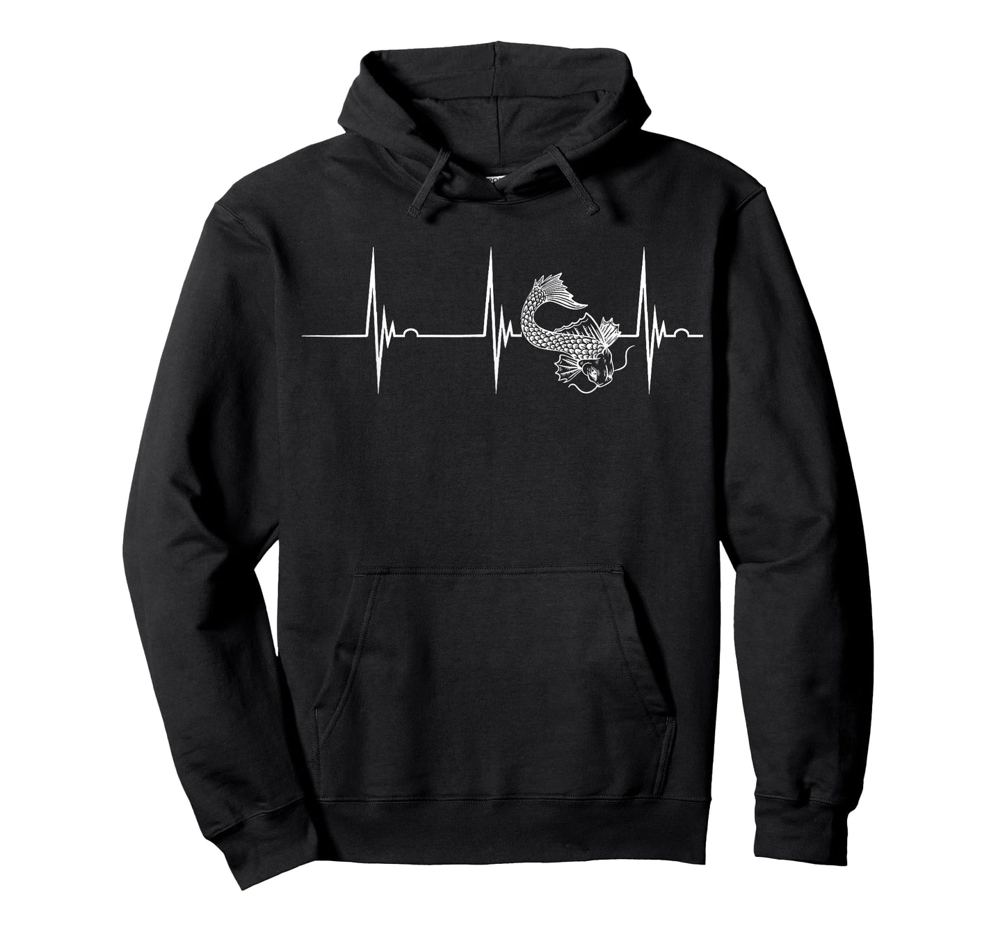 Koi Japanese Koi Carp Heartbeat EKG Pulse Nishikigoi Fish T-Shirt