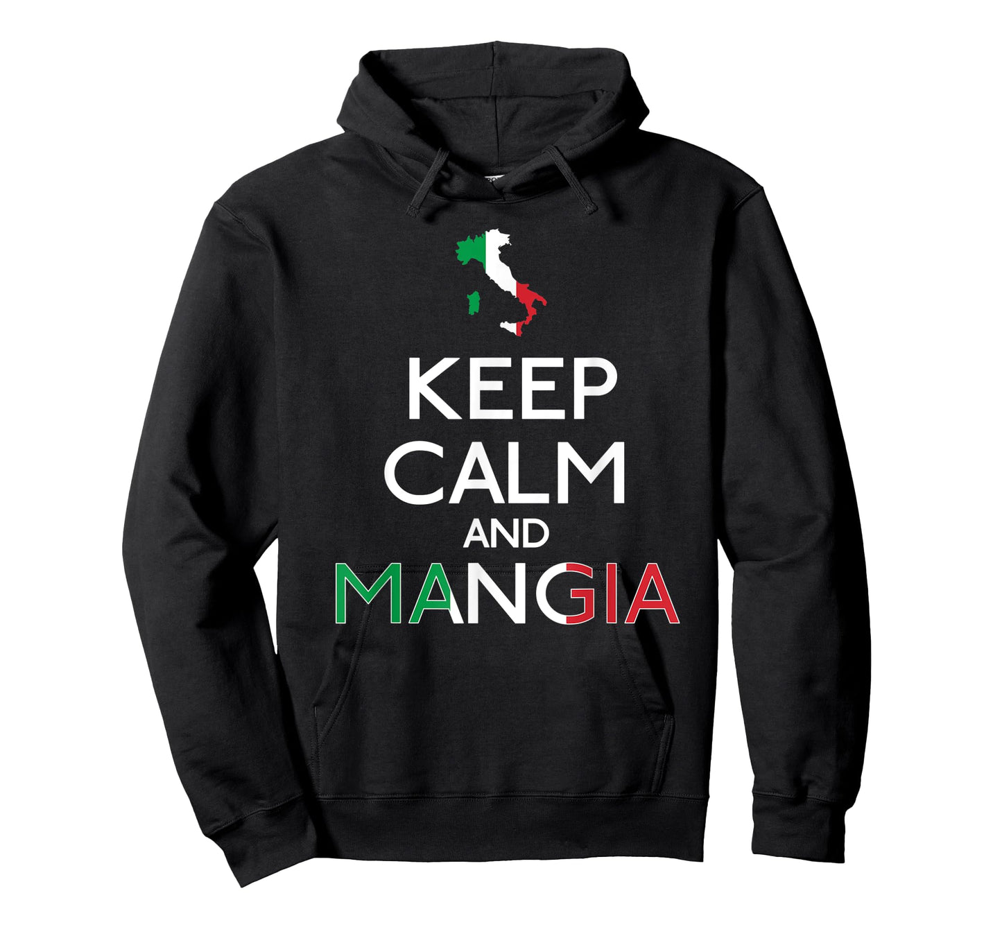 Funny Italian Food Keep Calm and Mangia T-Shirt