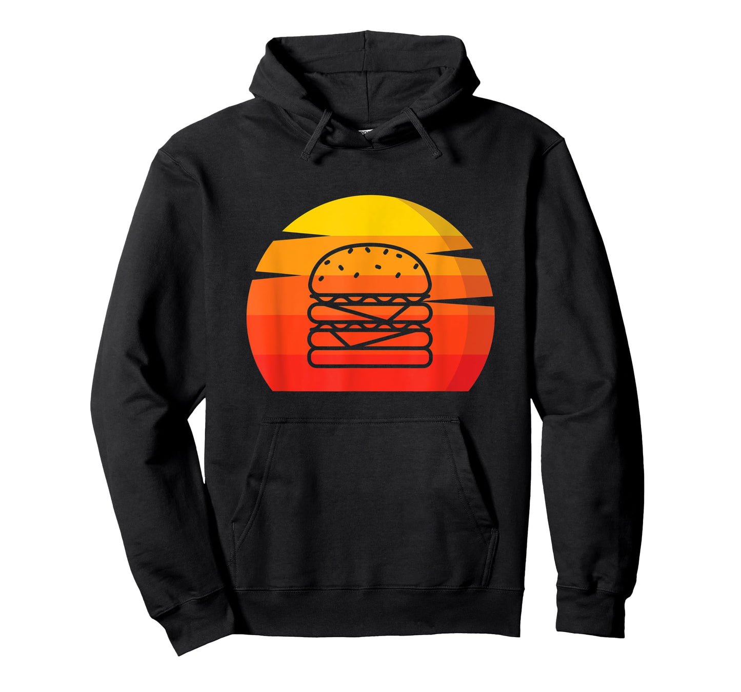 Retro Burger Vintage Design Cheeseburger T-Shirt