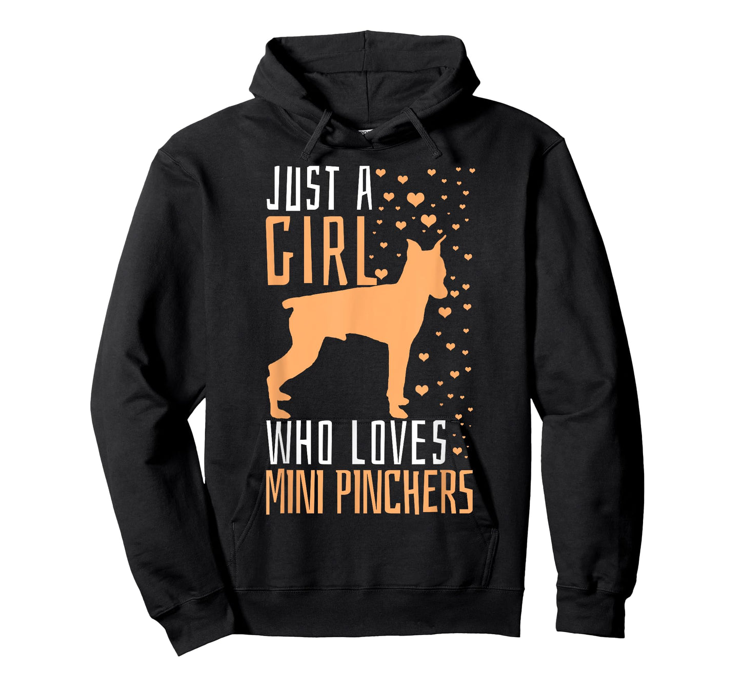 Mini Pincher Dog Just A Girl Who Loves Dogs Gift T-Shirt