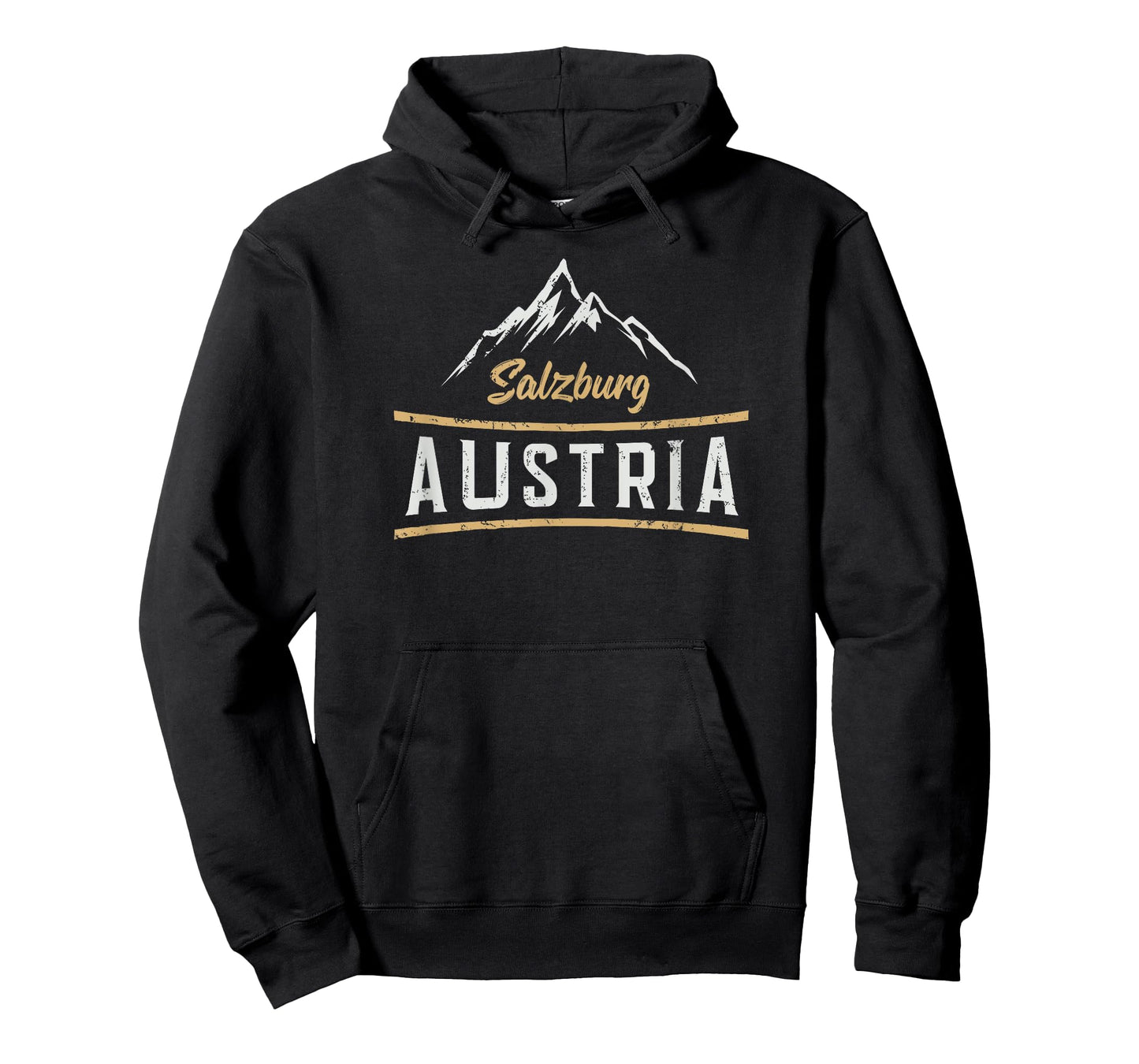 Retro Salzburg Austria Gift - Distressed Vacation T-Shirt