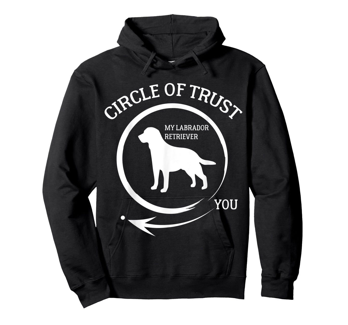 Labrador Retriever Circle Of Trust Men Women Dog T-Shirt T-Shirt