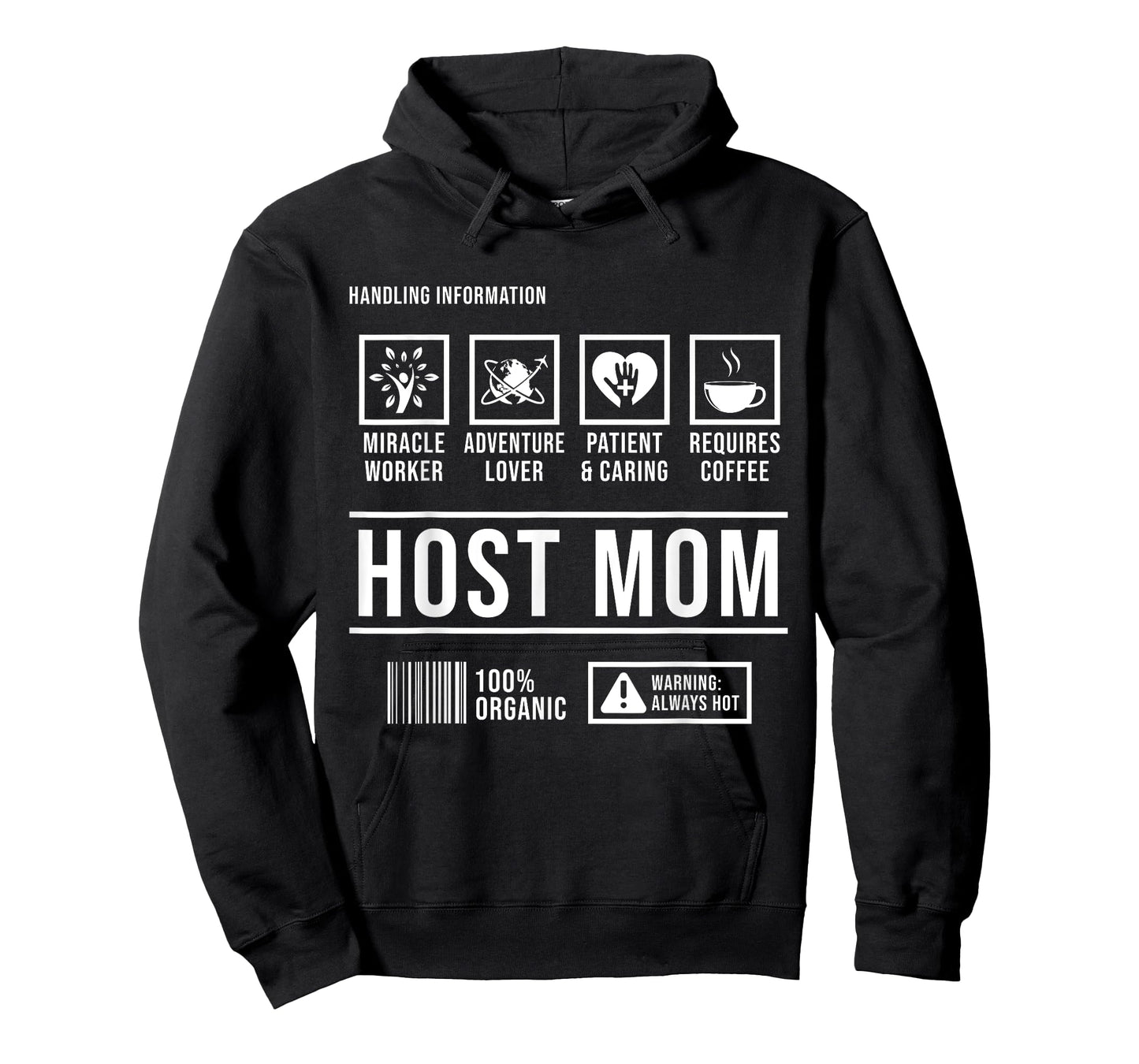 Foreign Host Family Mom Handling Exchange Student Gift T-Shirt