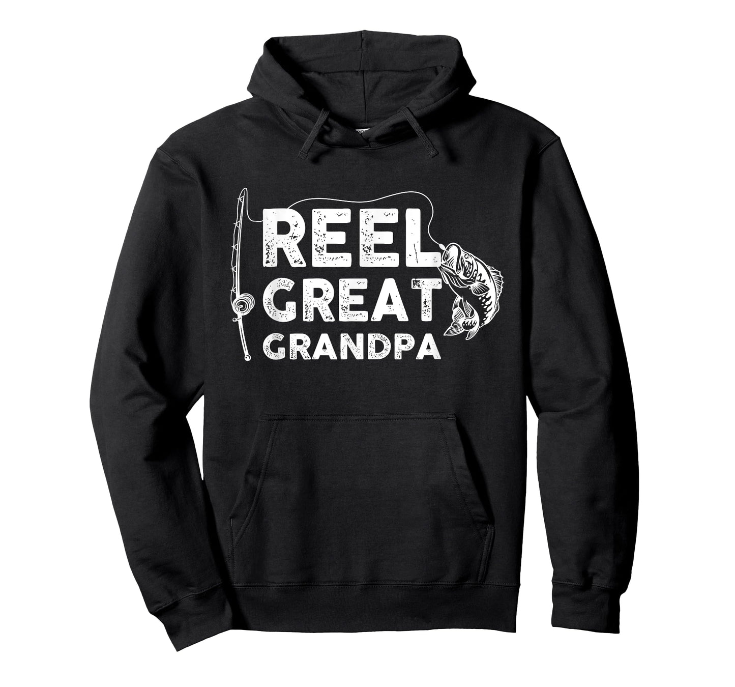 Reel Great Grandpa Fishing Daddy or Fisherman Grandpa T-Shirt