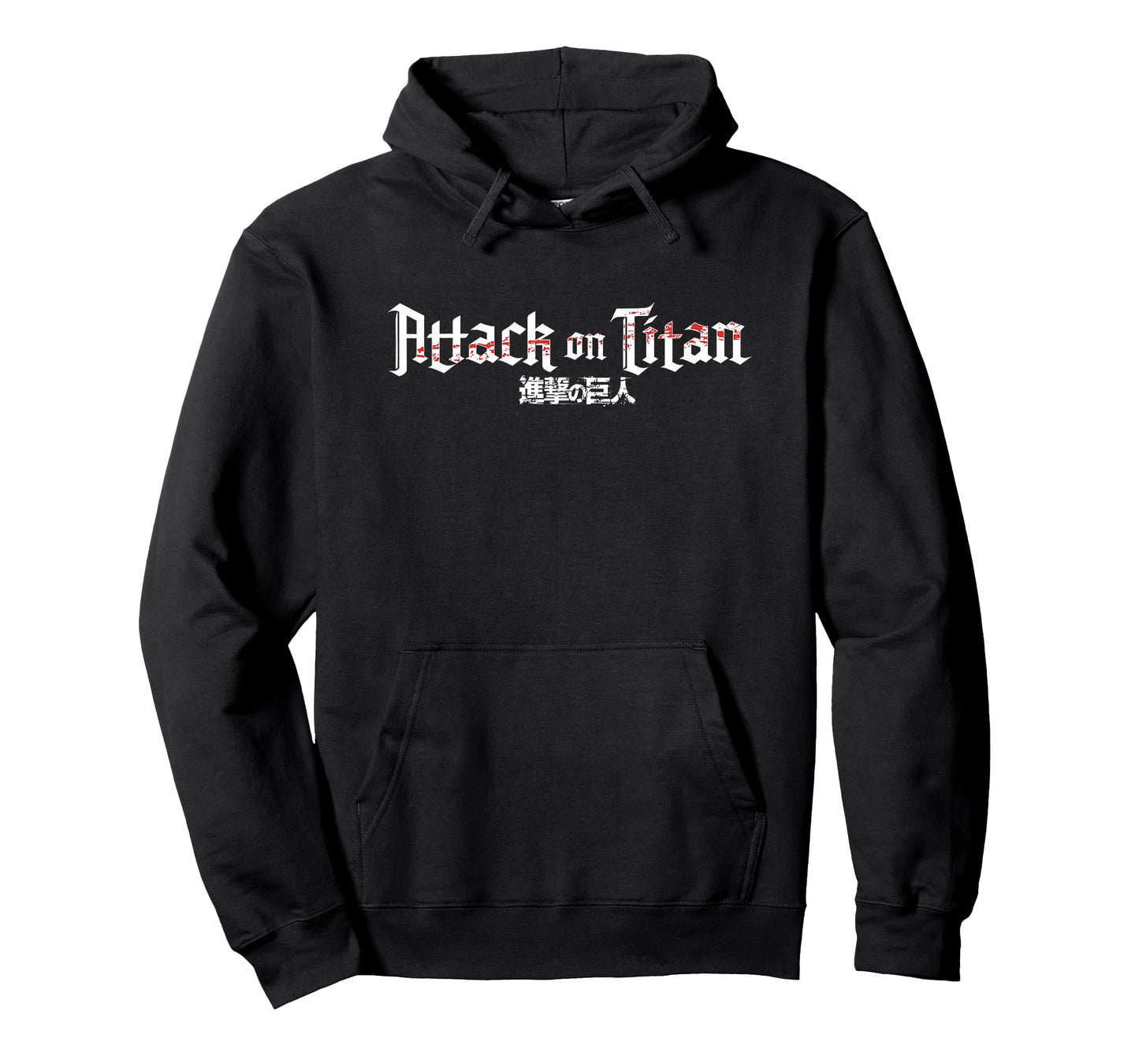 Attack on Titan Front and Back Logo and Levi Pose Anime T-Shirt