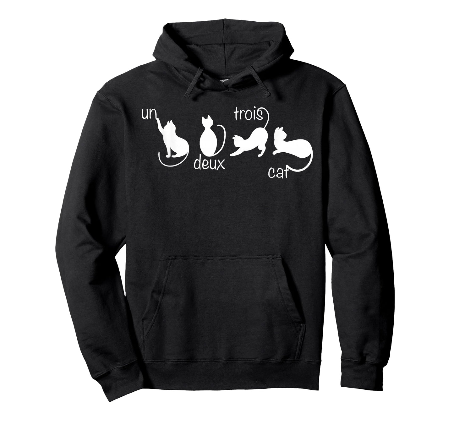 Cute Un Deux Trois Cat French Français Teacher Funny Gift T-Shirt