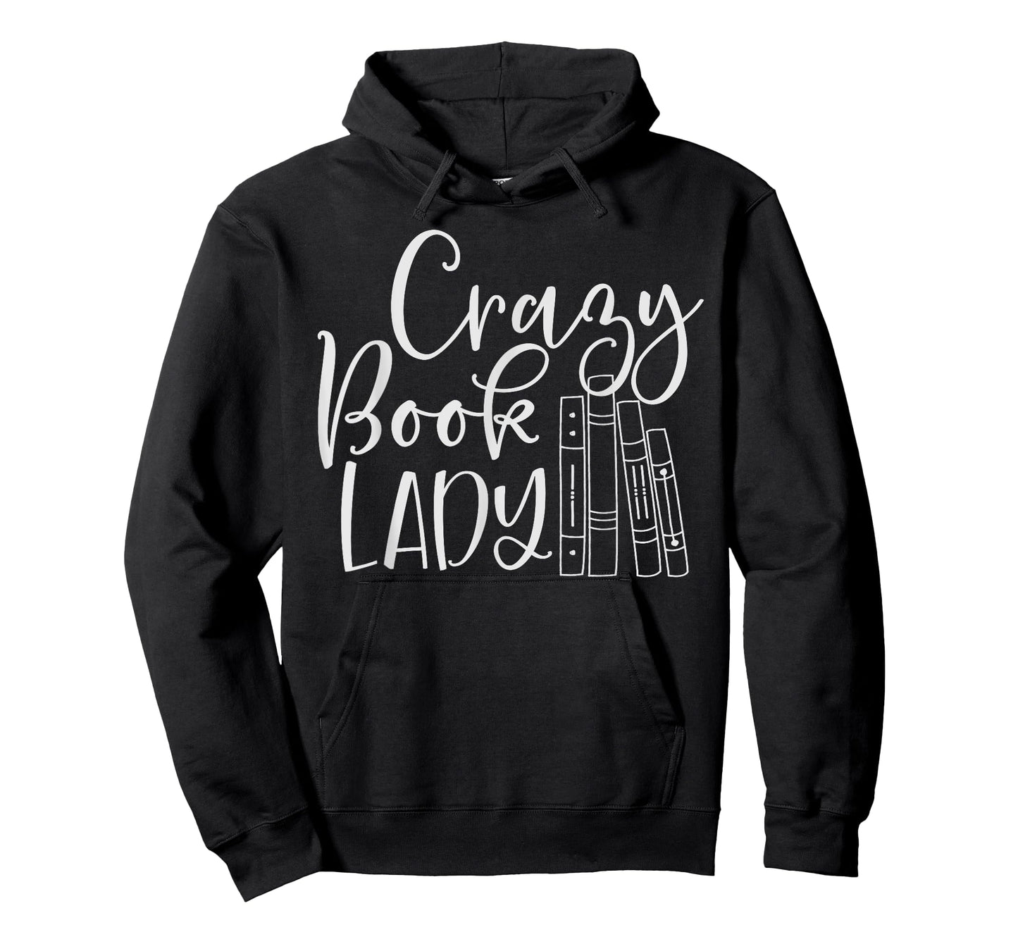 Crazy Book Lady Shirt for Bookworm, Librarian or Teacher
