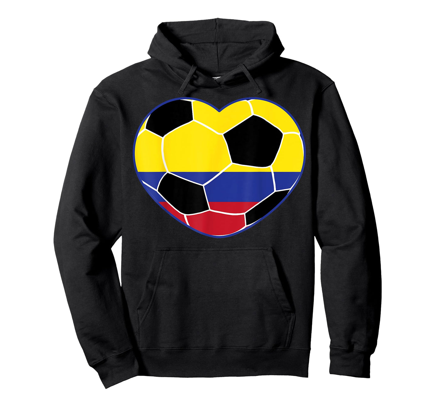 Colombia Soccer Ball Heart - Colombian Football Soccer T-Shirt