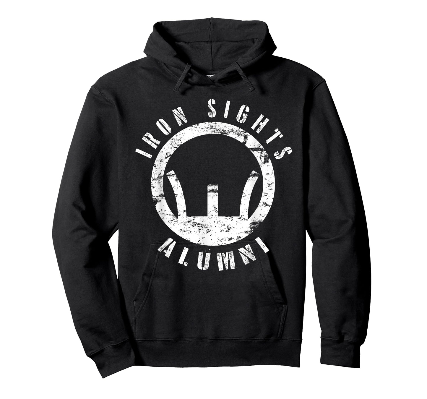 Iron Sights Alumni Boot Camp Shooting Marksmanship Veteran T-Shirt