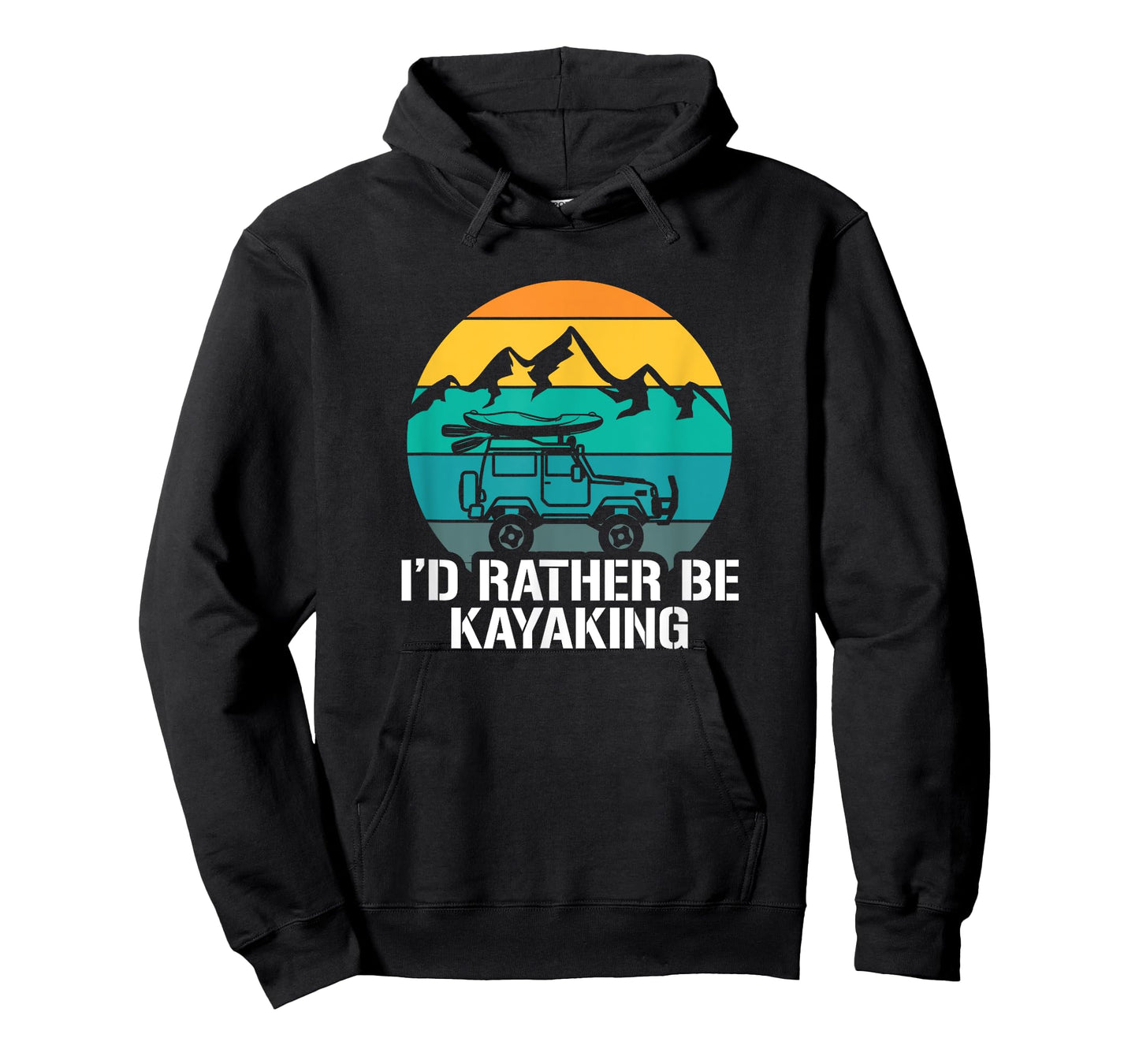 I'd Rather Be Kayaking - Kayak and Paddling T-Shirt