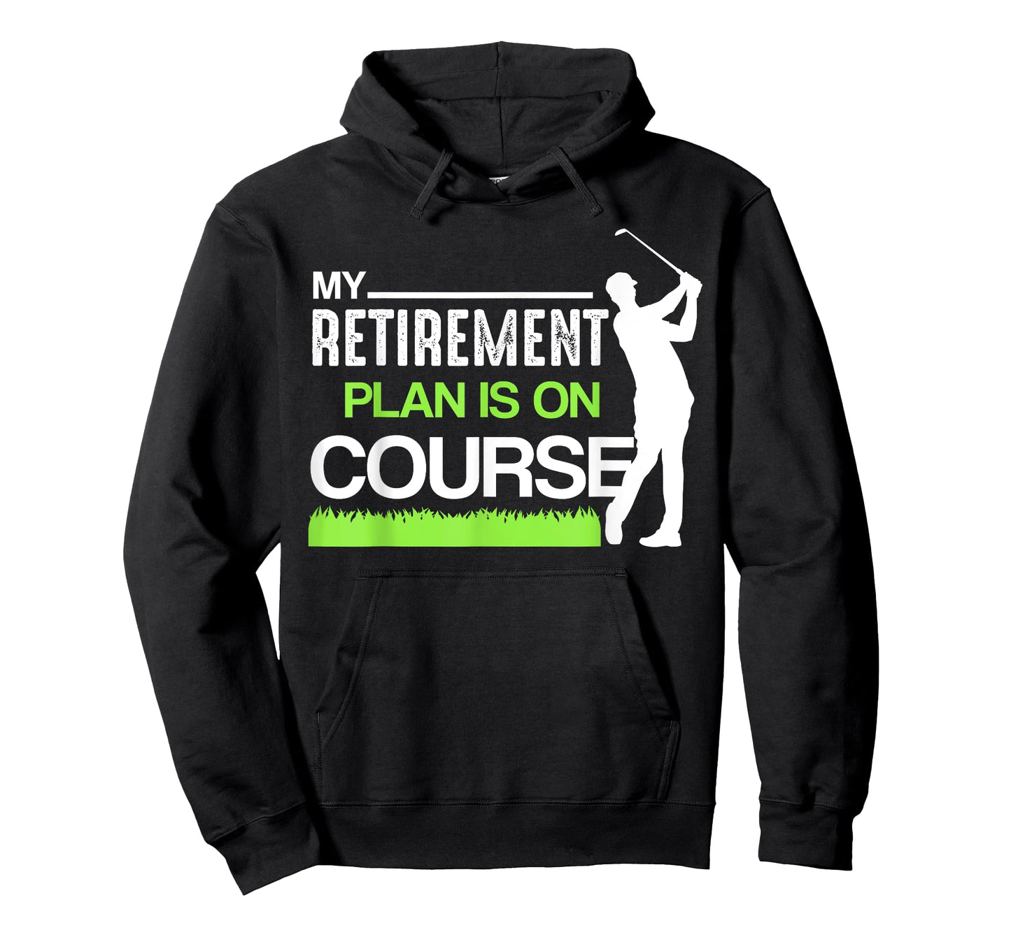 My Retirement Plan Is On Course Funny Golf Retired Caddy T-Shirt