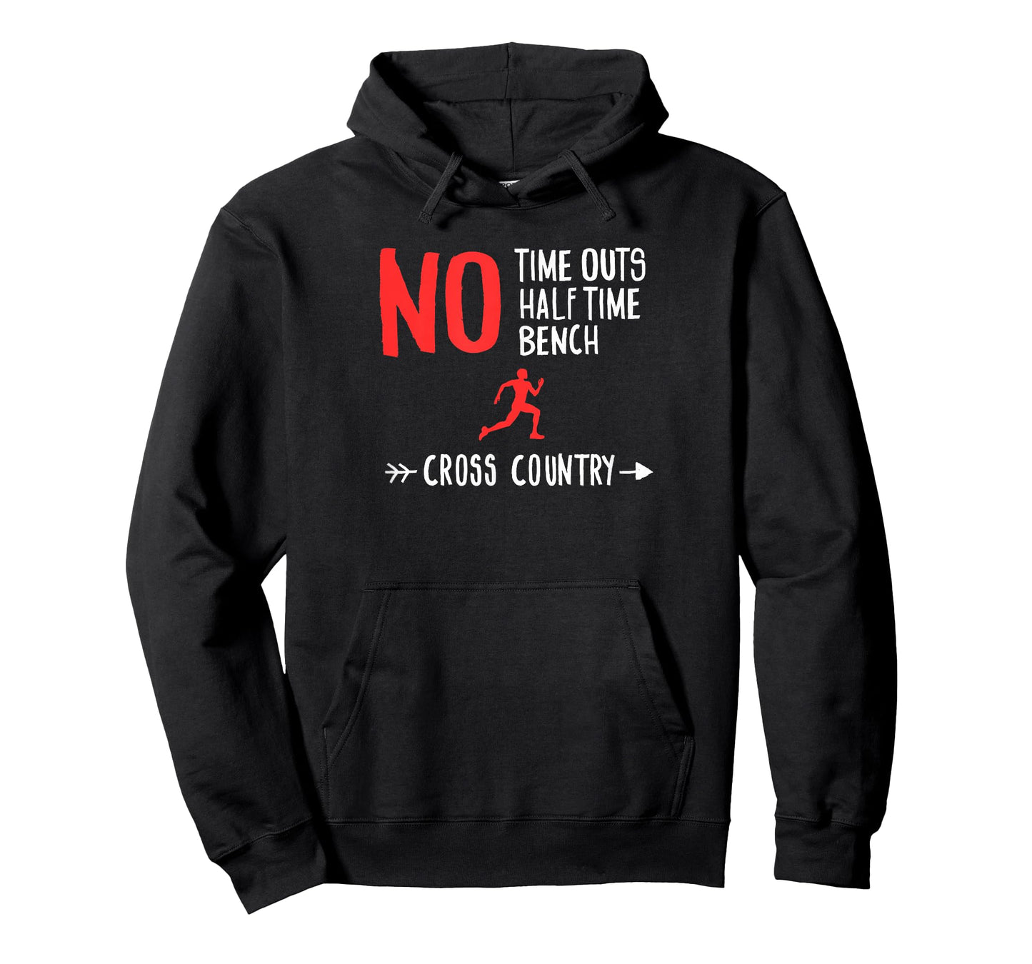 No Time Outs Half Time Bench Cross Country Running Shirt T-Shirt
