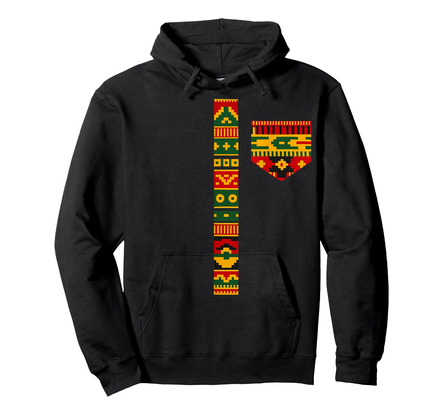 Black History Month African Print Dashiki Kente Art Men Boys T-Shirt