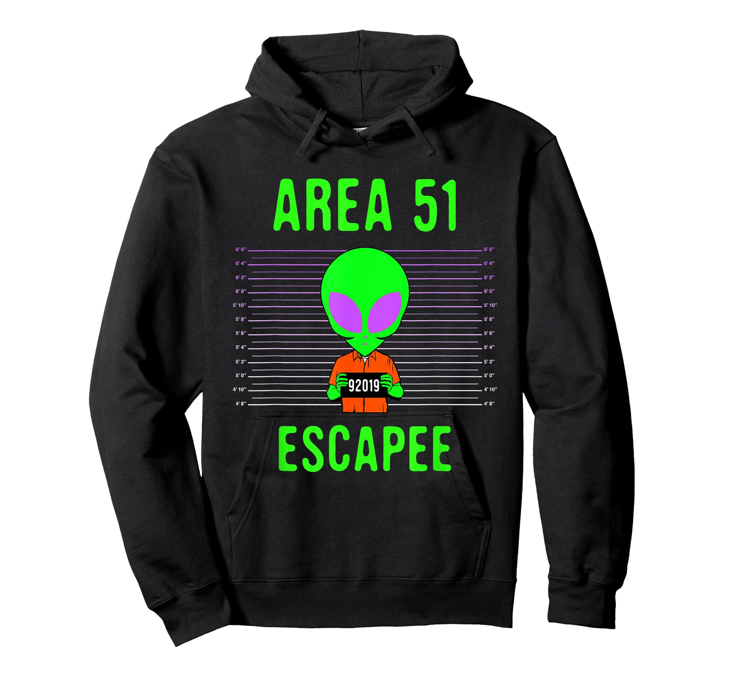 Storm Area 51 Meme Alien Costume Halloween Apparel - Adult Unisex T-Shirt - Black - Short Sleeve - Alien Graphic - Halloween - Fantasy - Men, Adults - Small