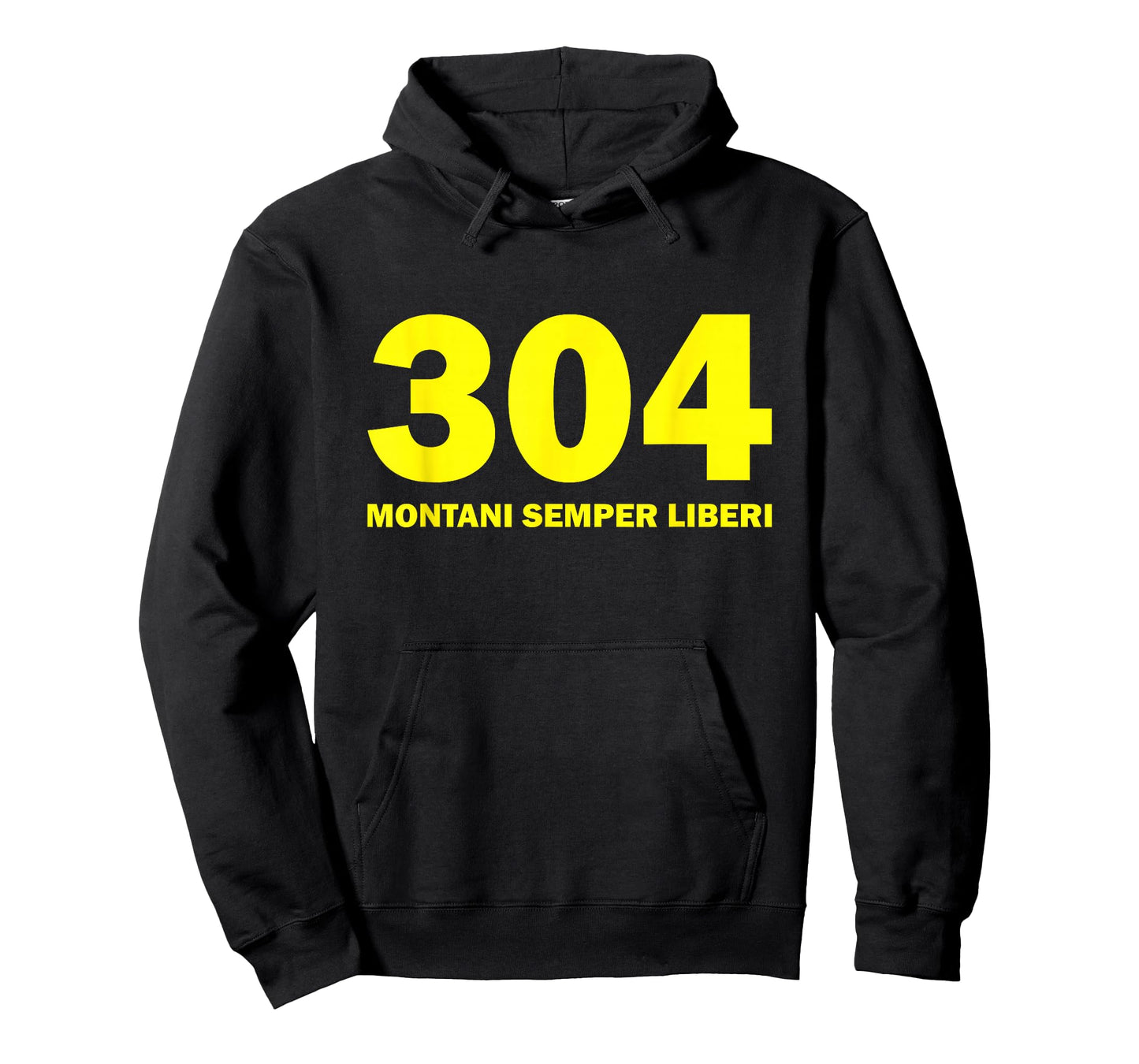 304 Montani Semper Liberi West Virginia T-shirt Blue Gold T-Shirt