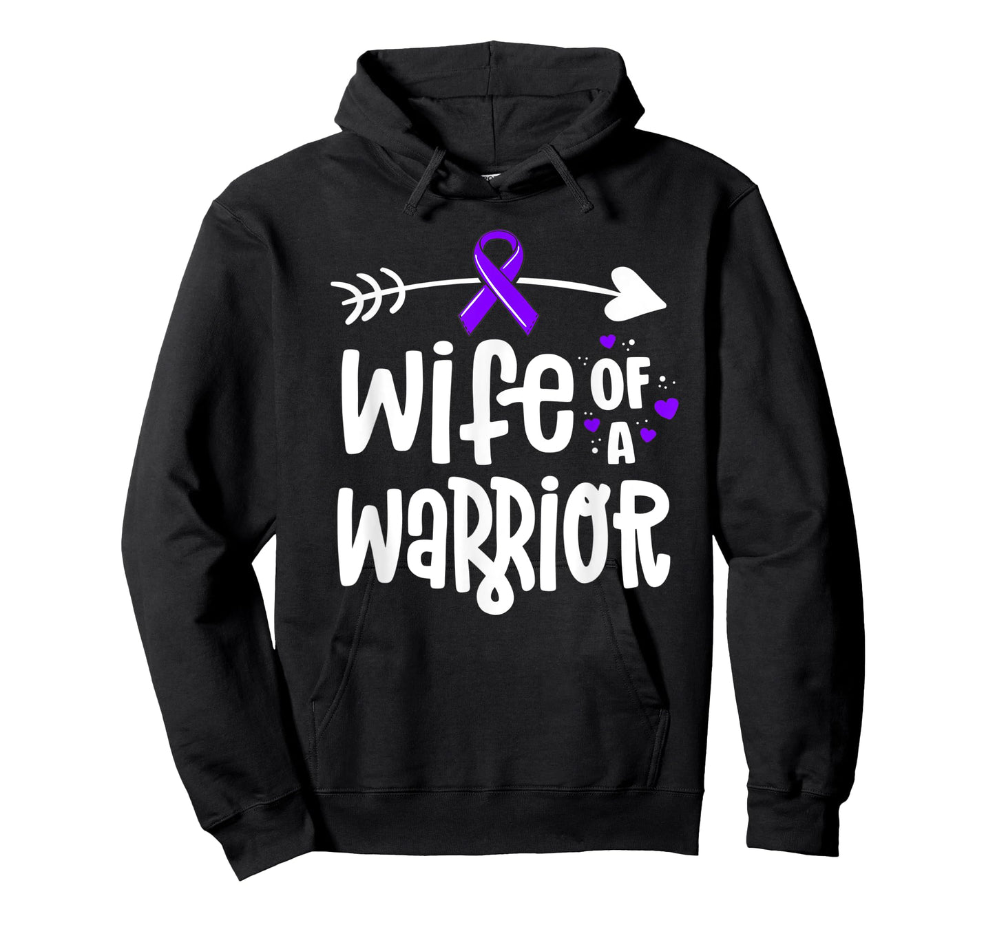 Wife Of A Warrior Hodgkins Lymphoma Cancer Awareness T-Shirt