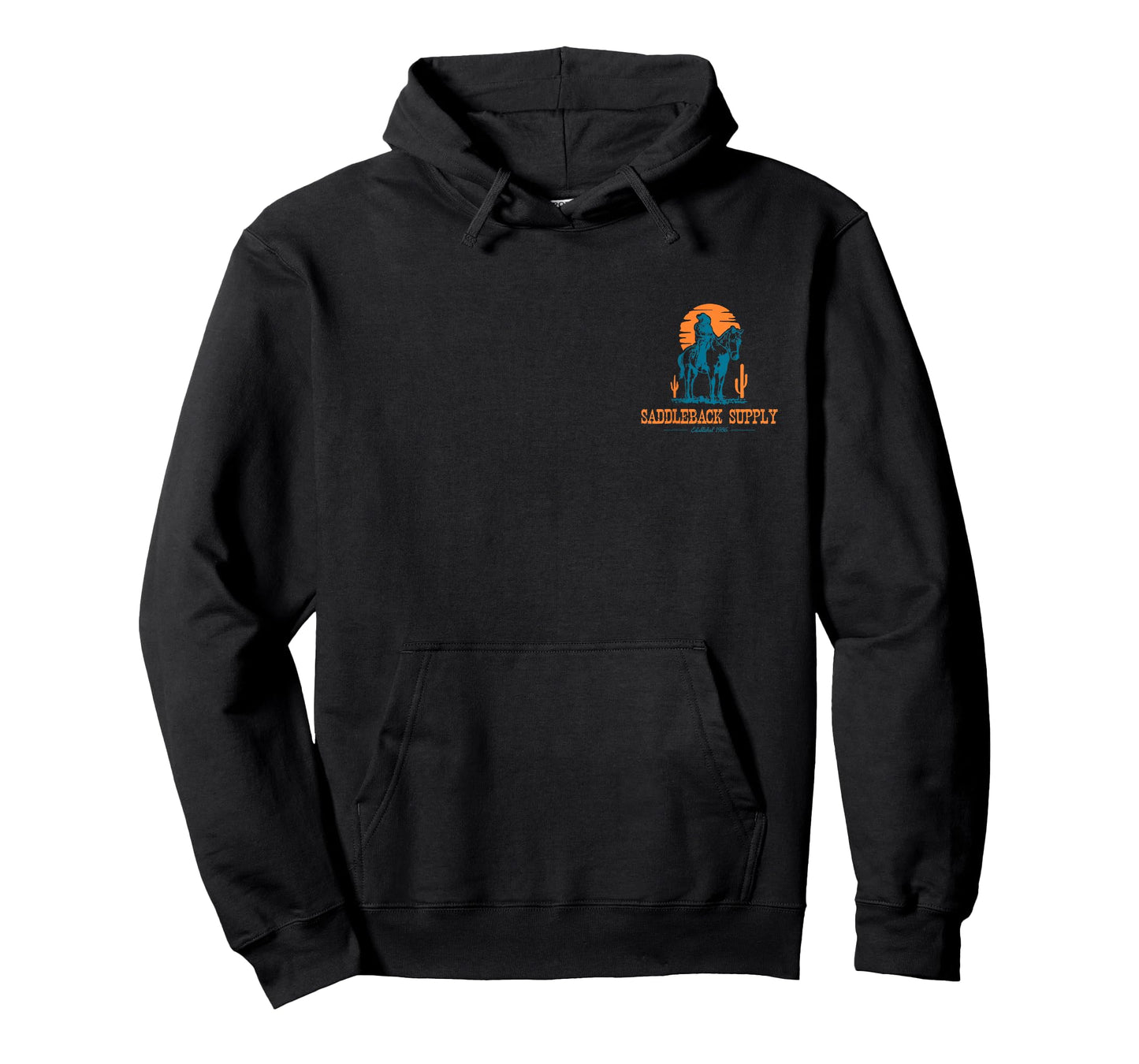 Saddleback Cowboy Trusted Steed Logo Graphic T-Shirt
