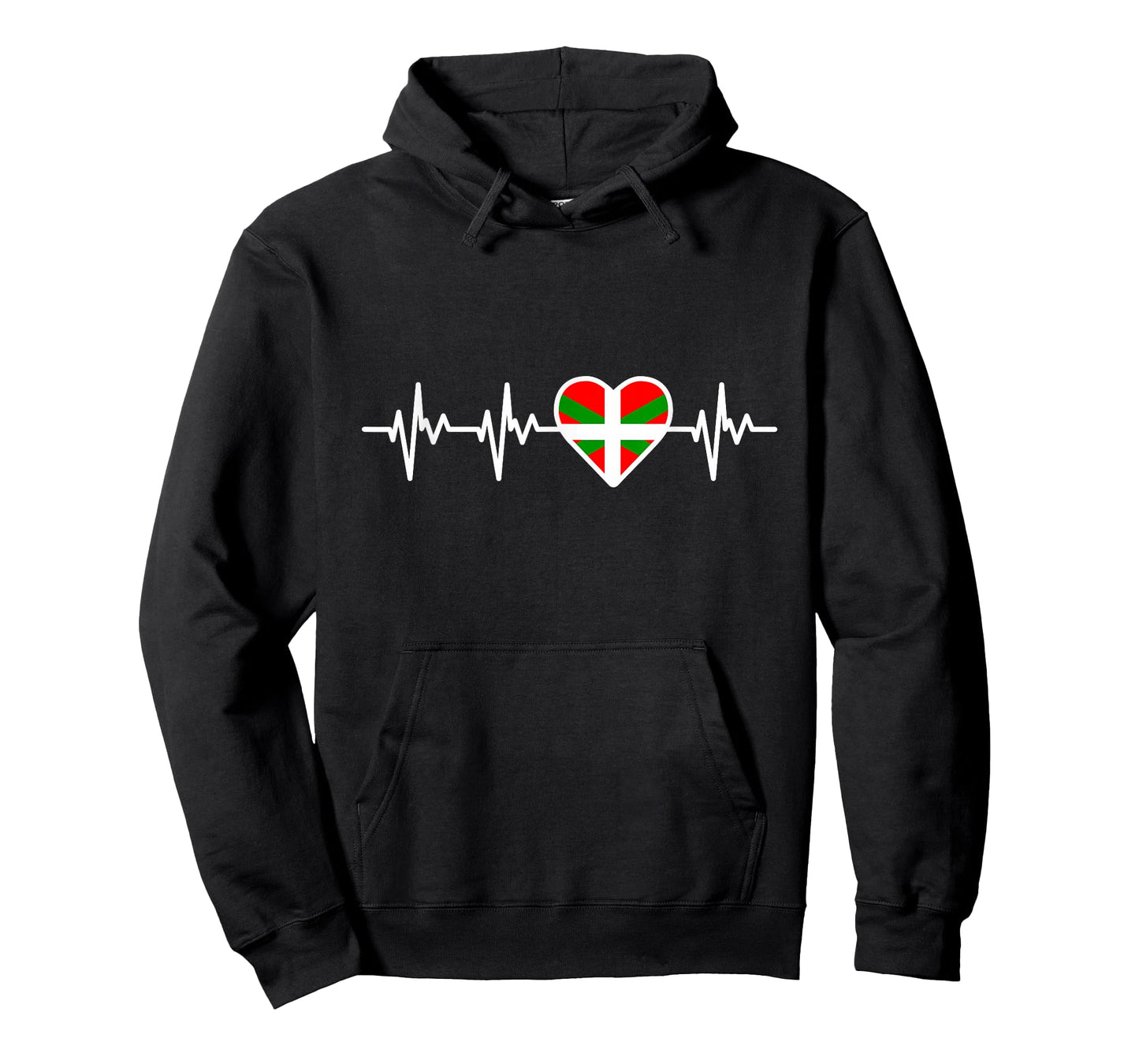 Basque Country Flag Heartbeat Basques T-Shirt