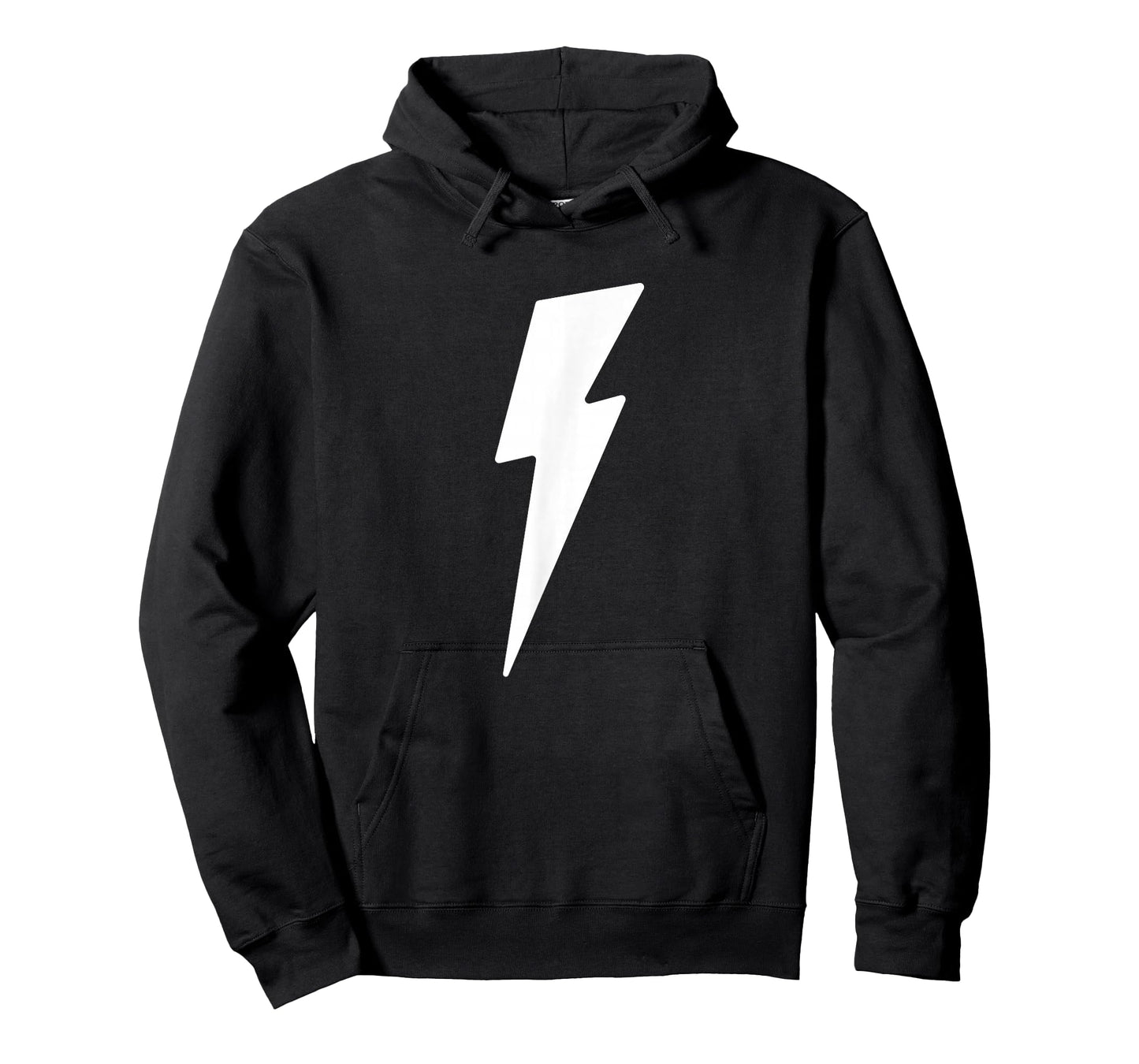 Simple Lightning Bolt in White | Thunder Bolt Graphic T-Shirt