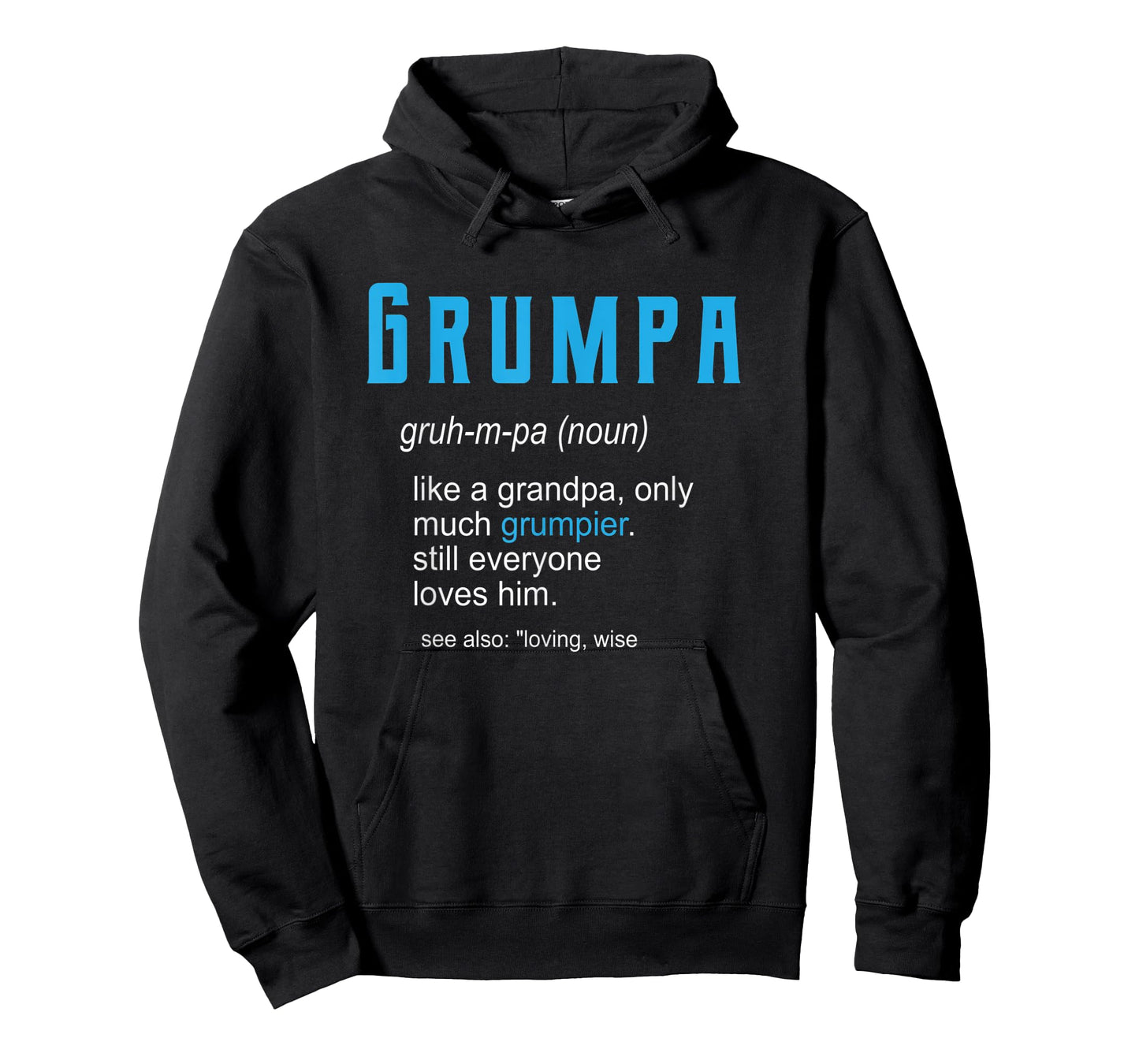 Mens Pops Christmas Shirt for Grandpa, Funny Grumpa Definition T-Shirt