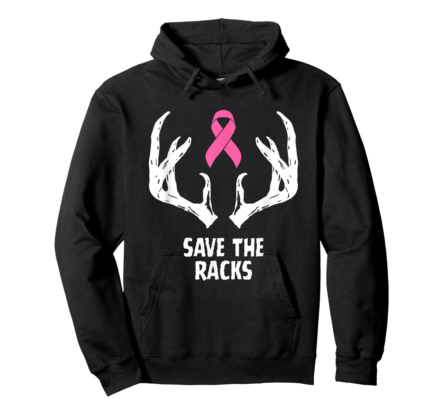 Save the Racks Funny Breast Cancer Awareness Hunting Deer T-Shirt