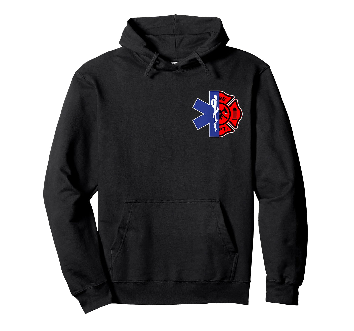 EMT Firefighter Shirt Firefighter Two Sided EMS Gift T-Shirt