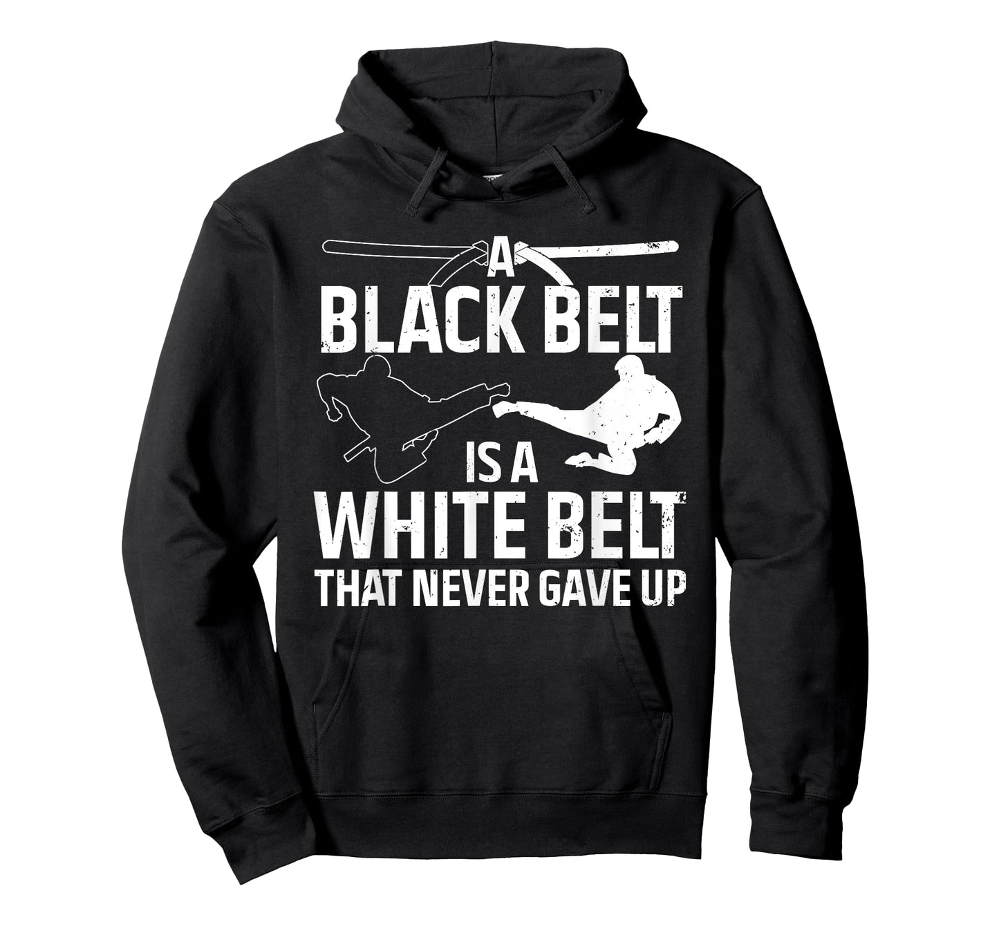 Funny Karate Design For Men Women Black Belt Martial Arts T-Shirt