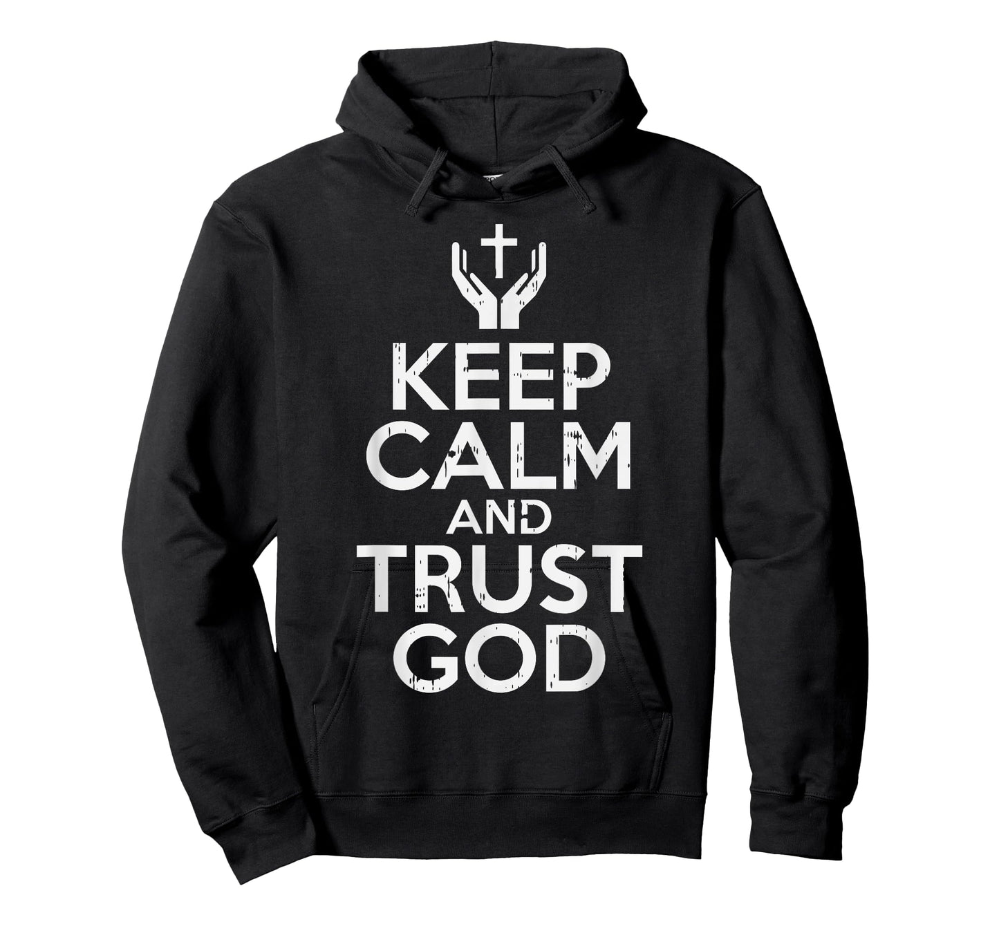 Keep Calm Trust God Jesus Faith Religious Christian Gift T-Shirt