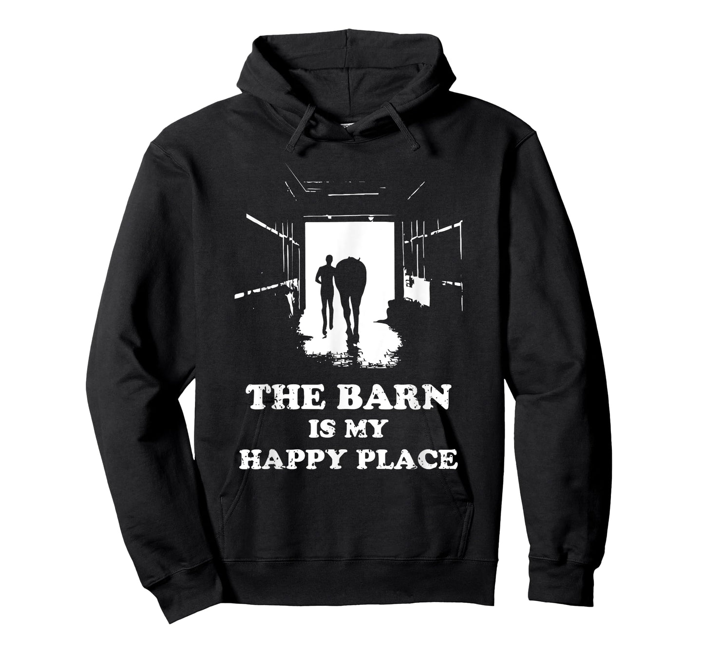 The Barn Is My Happy Place Horse Lover for Women Men Kids T-Shirt