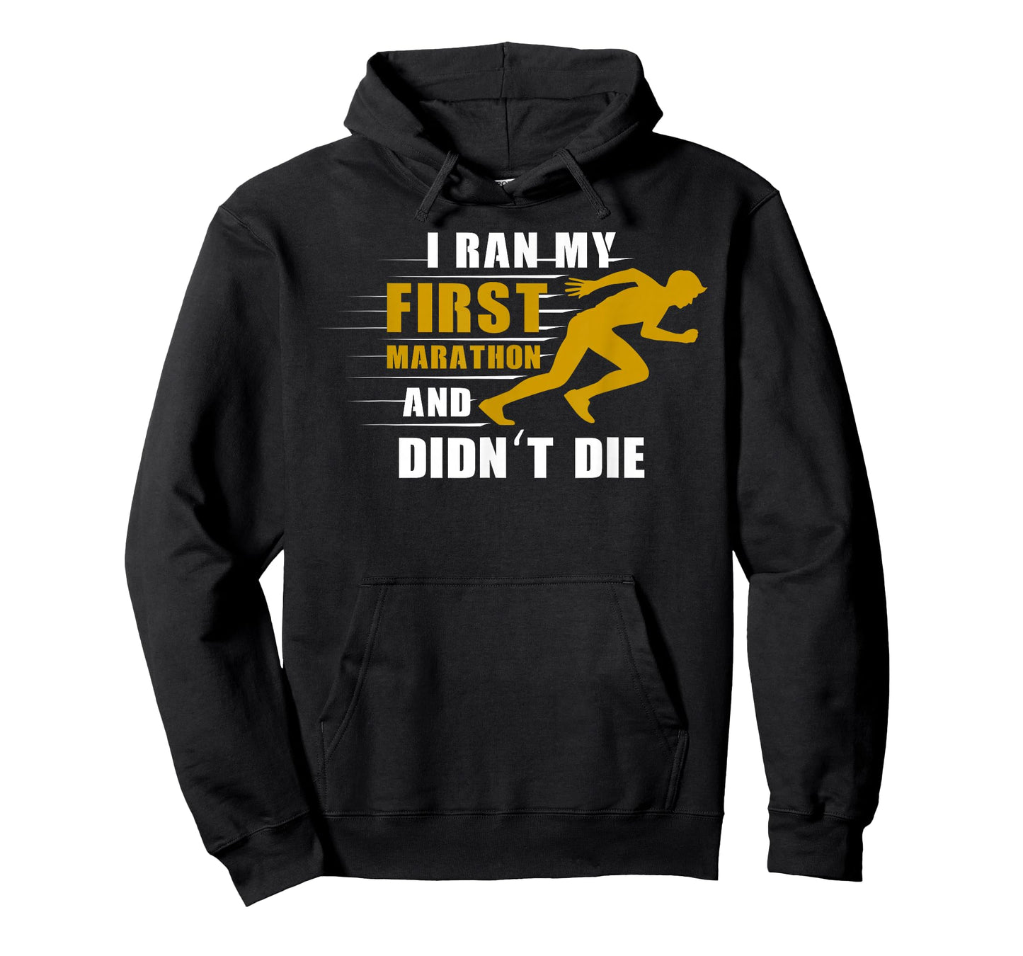 Ich lief meinen ersten Marathon lauf T-Shirt
