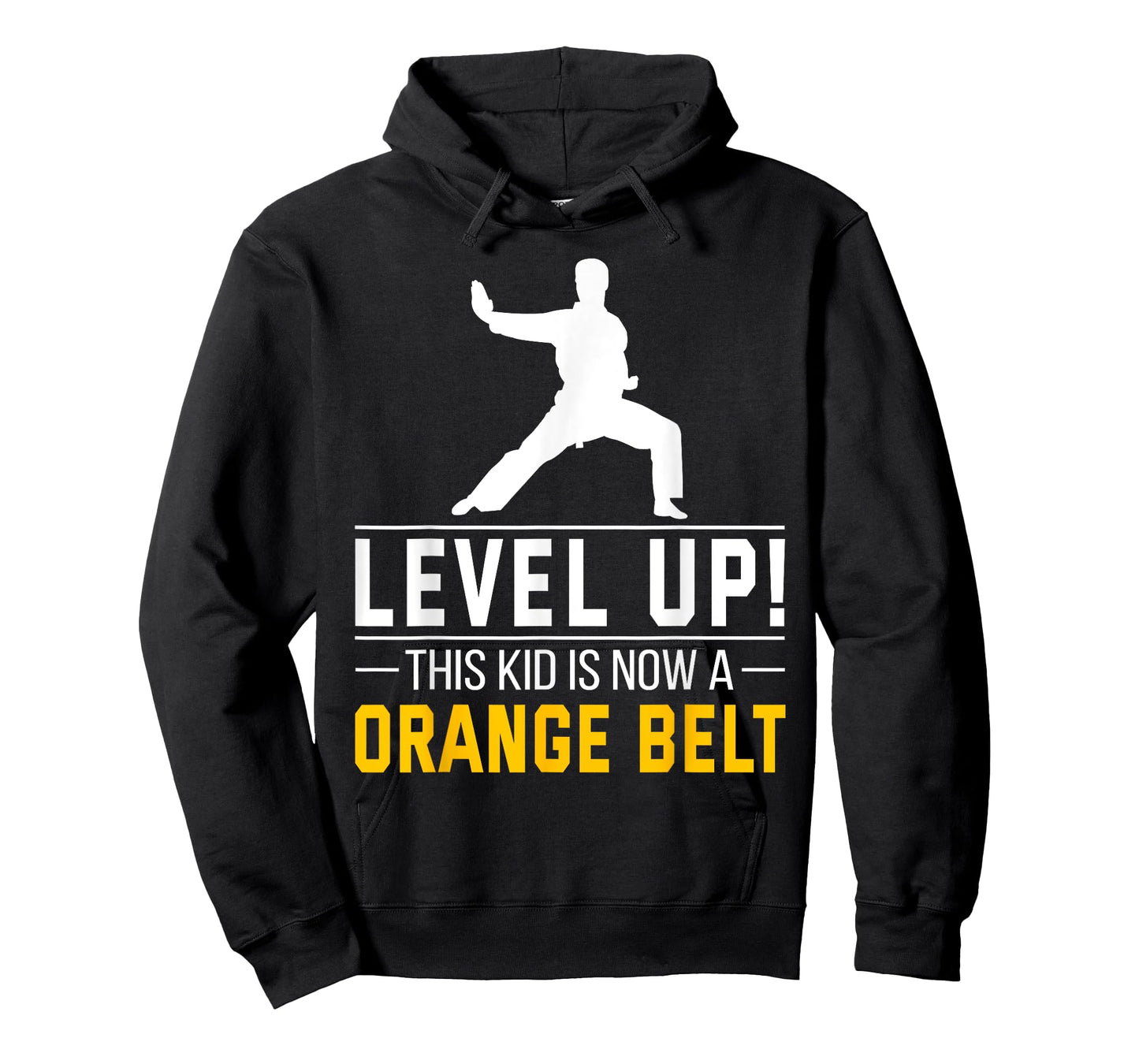 Level Up! This Kid is Now a Orange Belt Karate Award Gift T-Shirt