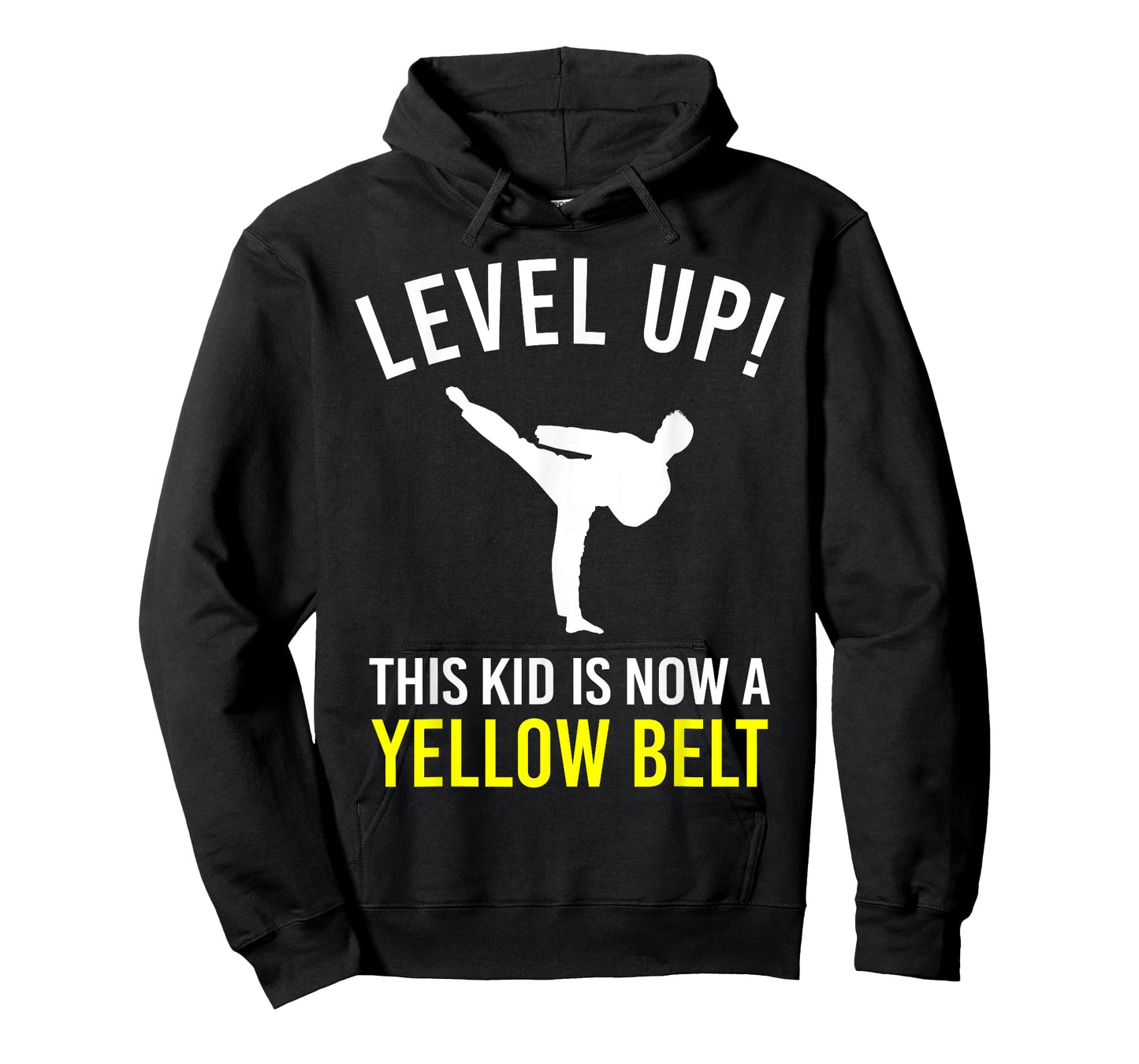 Level Up! This Kid is Now a Yellow Belt Karate Award T-Shirt