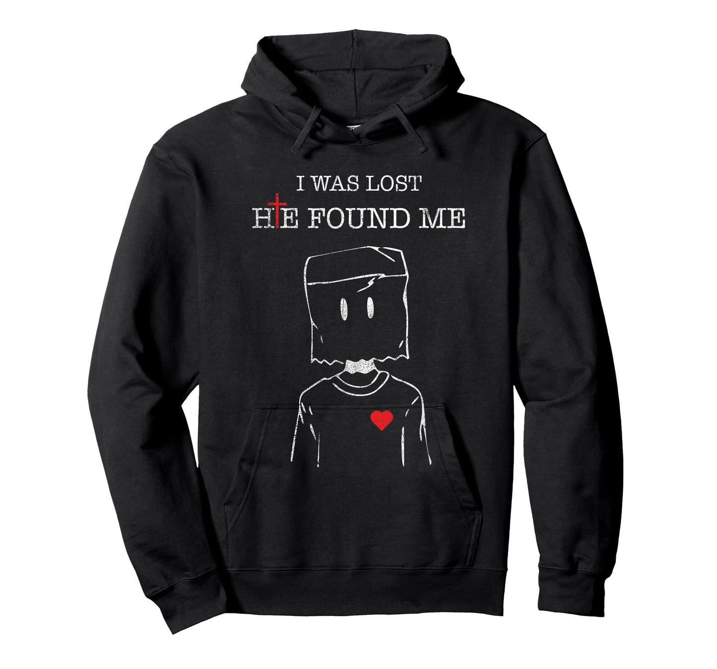 Jesus Christ Christian Faith I Was Lost He Found Me T-Shirt