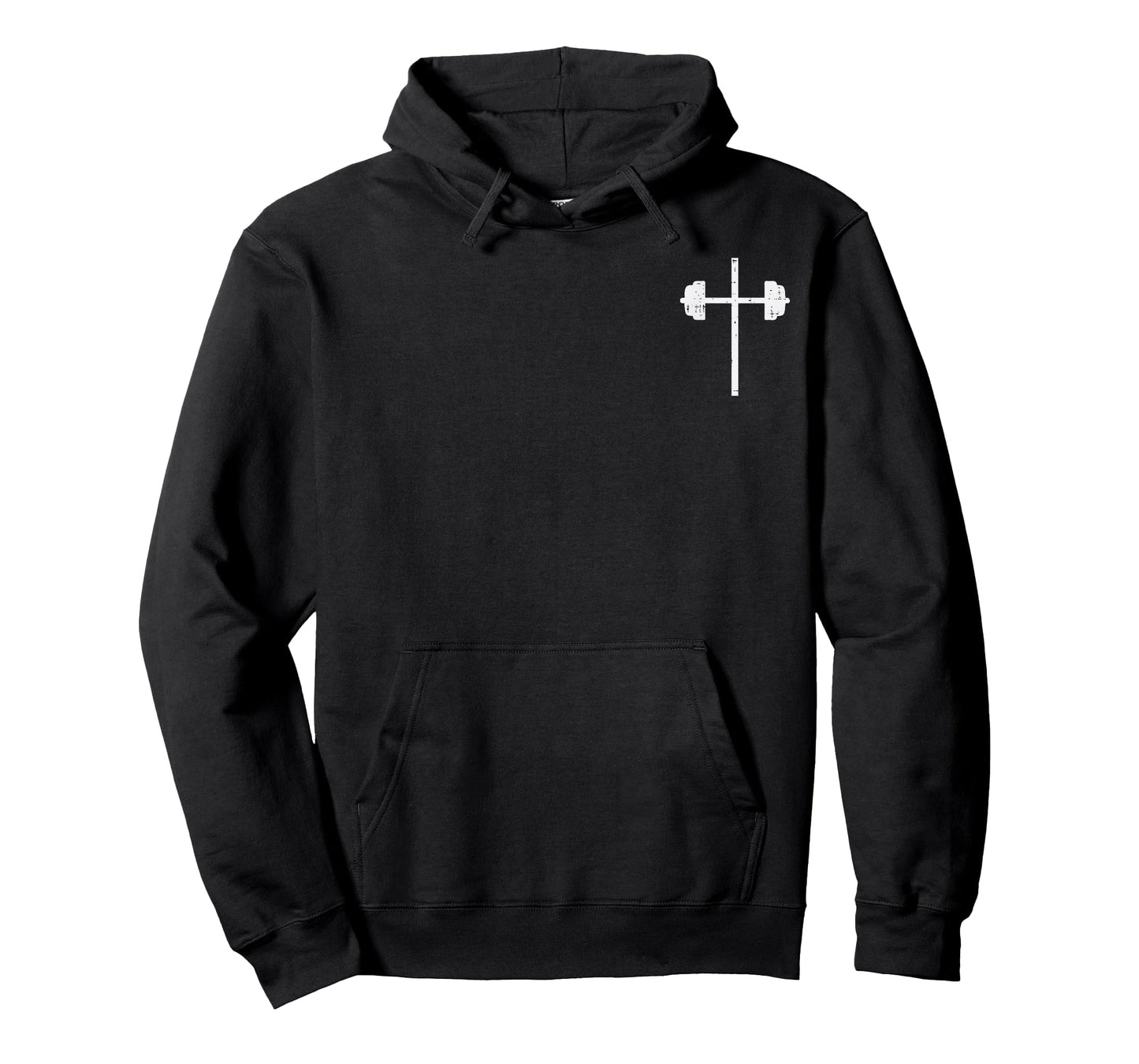 Gym Christian Barbel Cross Pocket Workout Dumbbell Men Women T-Shirt