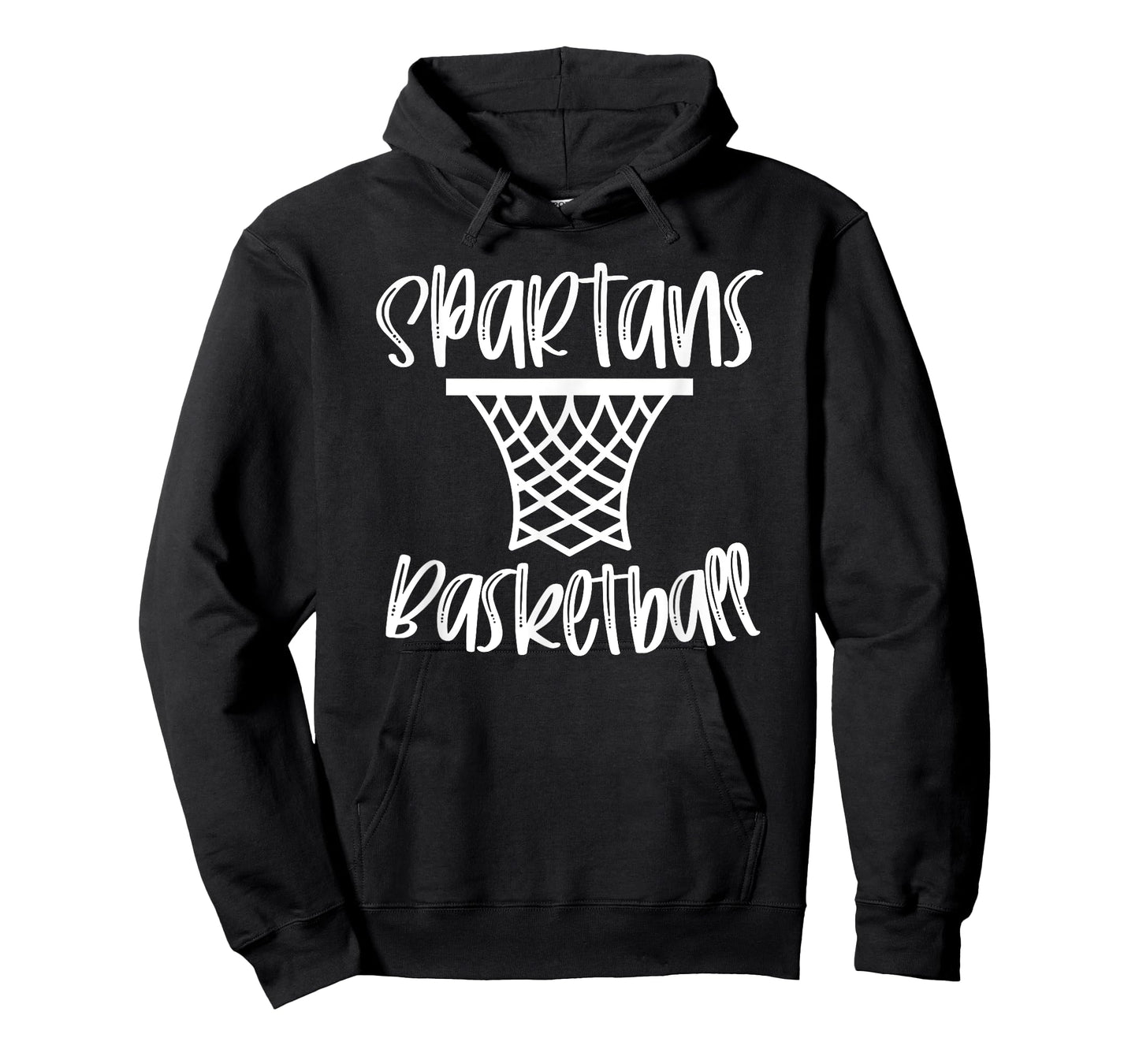 Spartans Basketball Team Mascot School Spirit Game Night T-Shirt