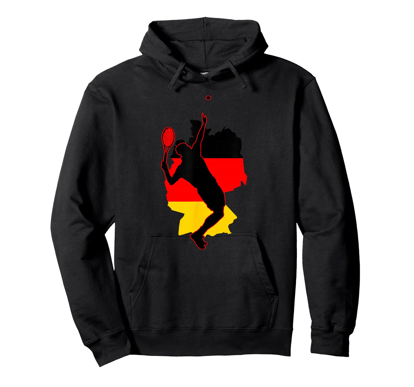 Pro German Racket Sport National Flag Germany Tennis Lover T-Shirt