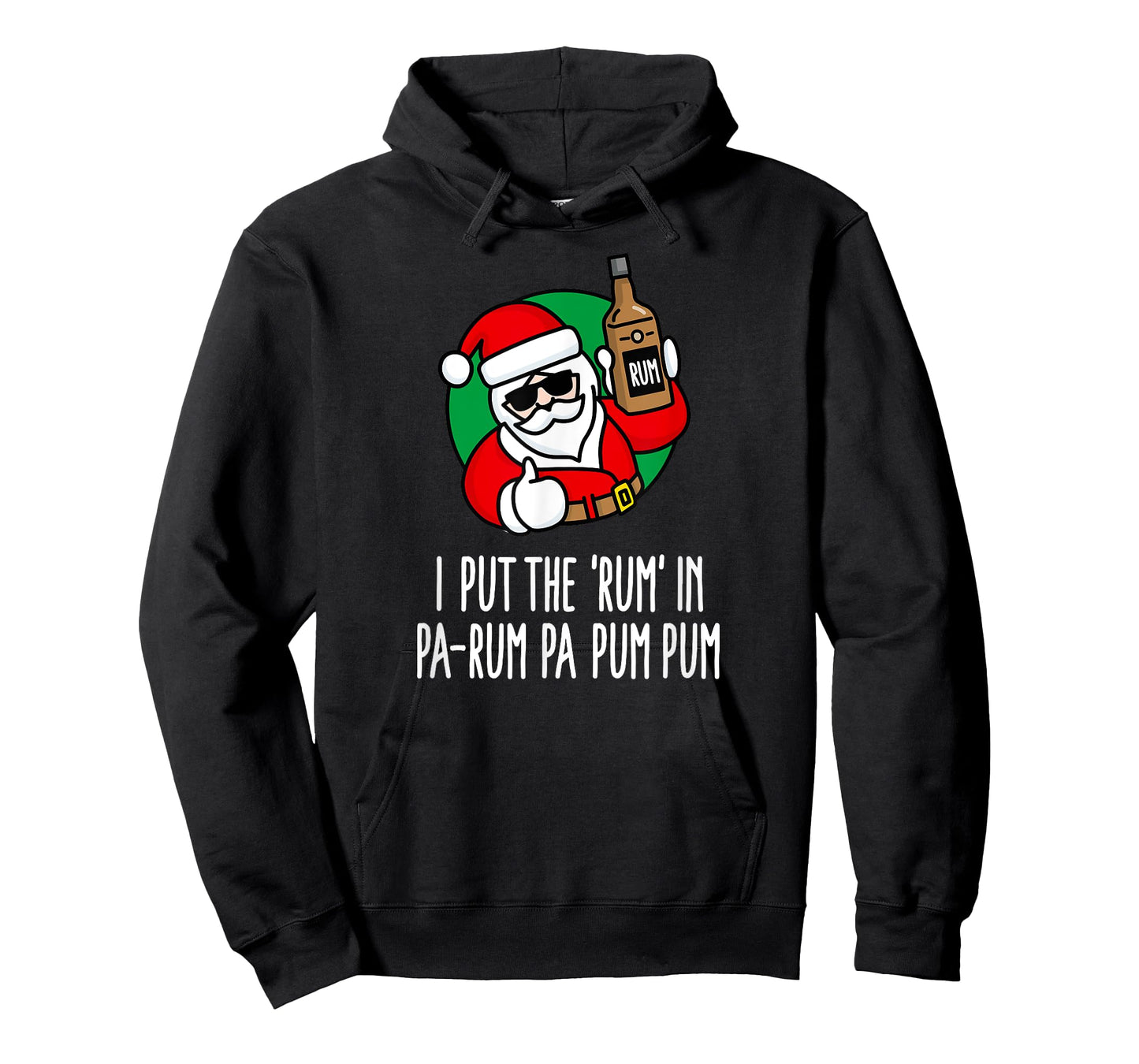 I put the Rum in Pa-Rum Pa Pum Pum funny pun Christmas Santa T-Shirt