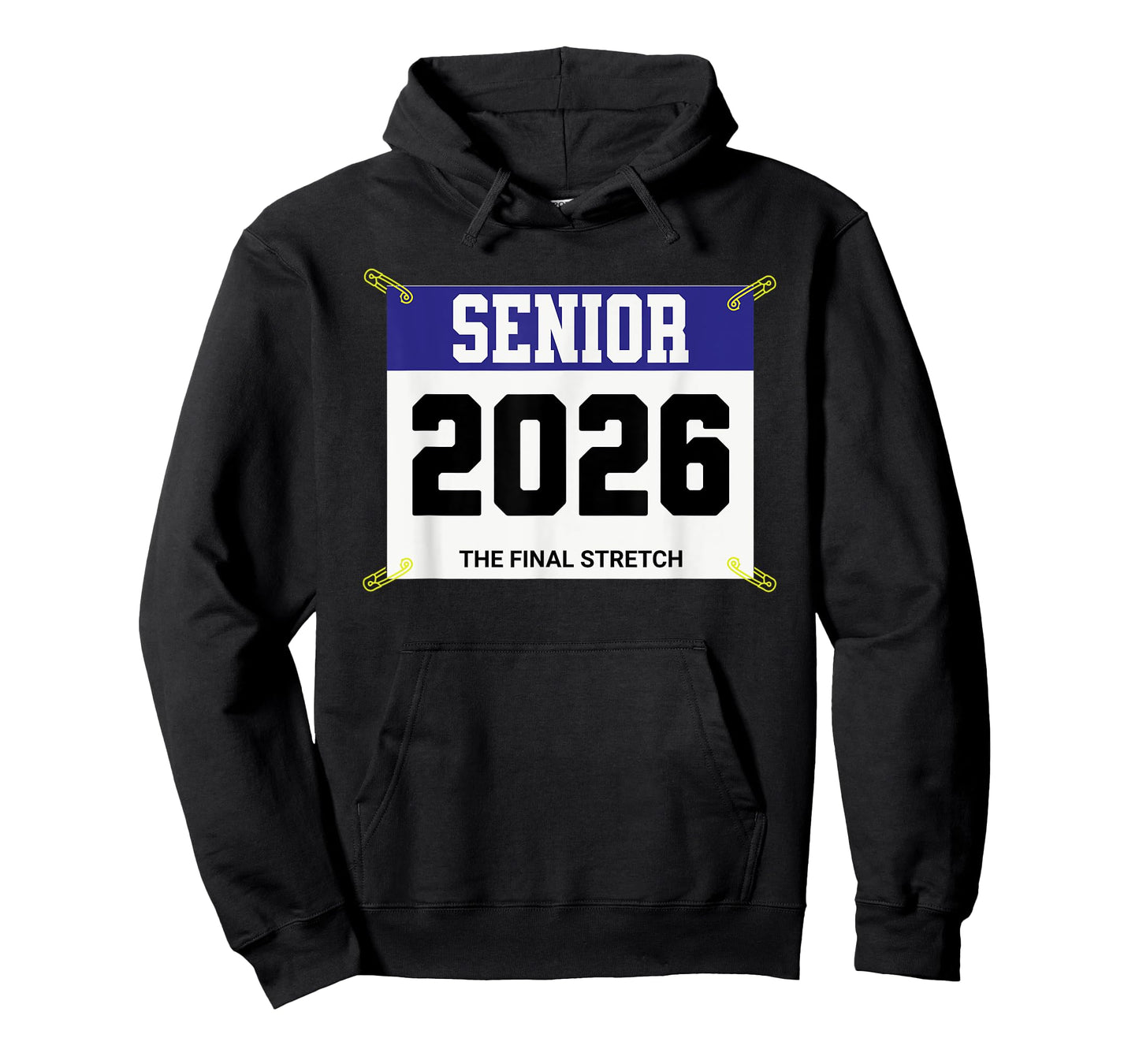 Cross Country Senior 2026 Race Bib T-Shirt
