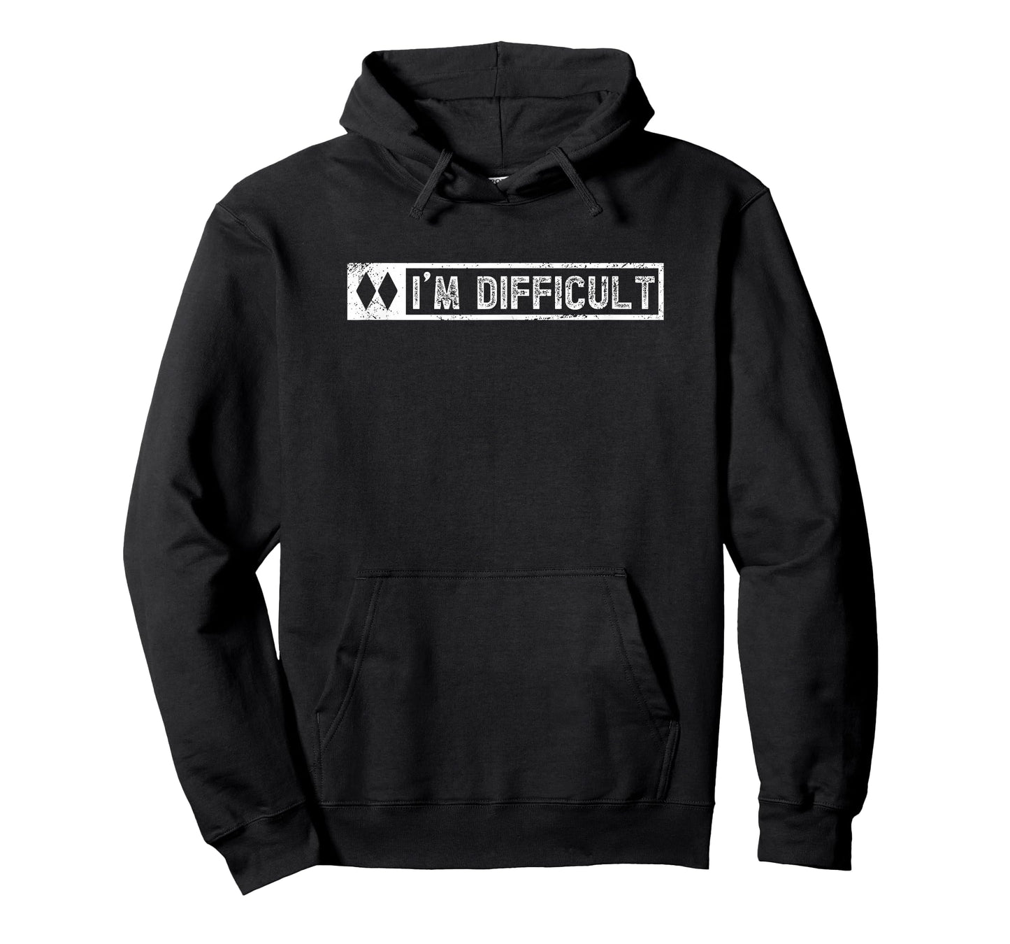 I'm Difficult Funny Double Diamonds Snowboard Skiing Pun T-Shirt