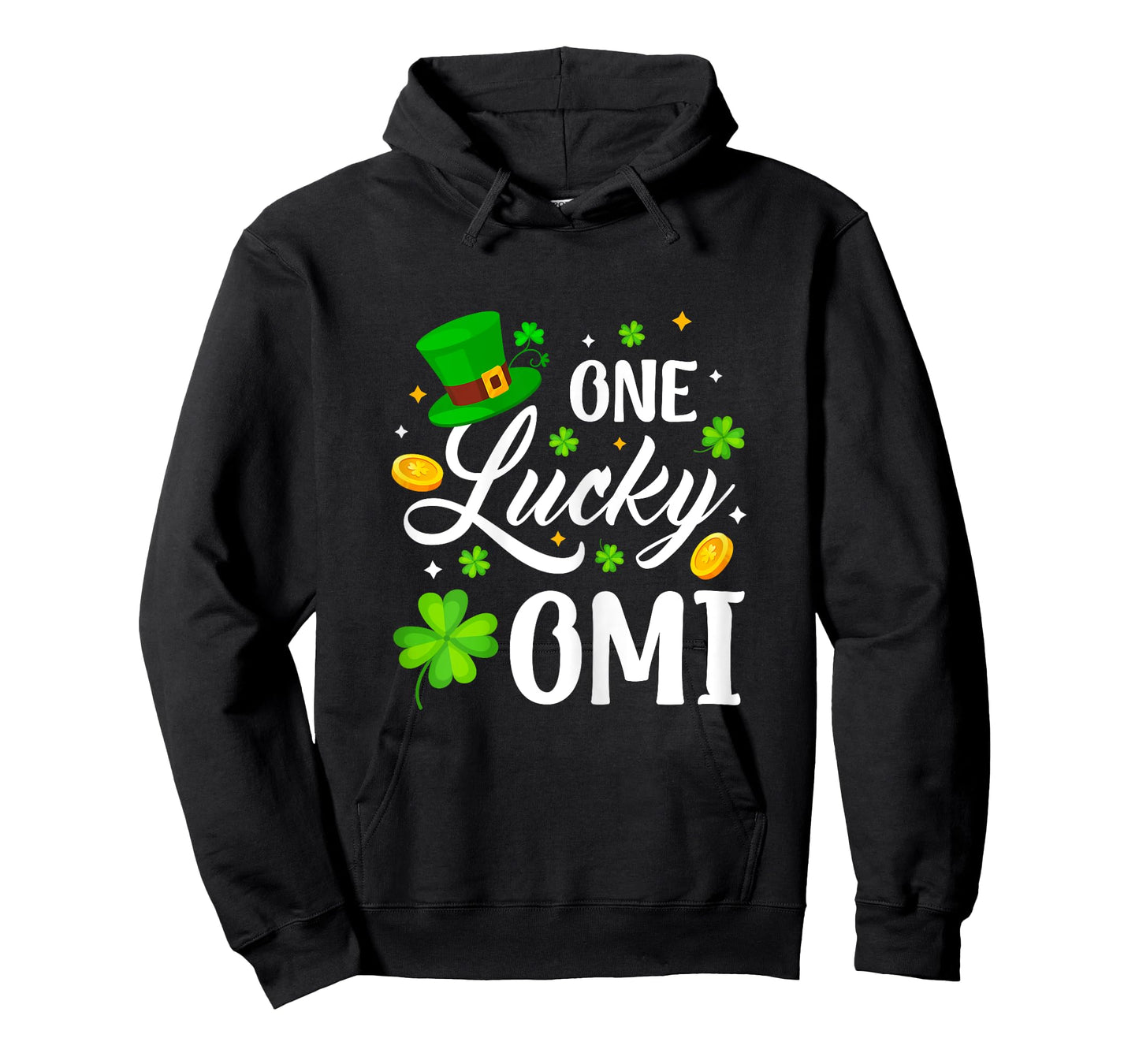Happy St. Patrick's Day Shamrock One Lucky Omi Women T-Shirt