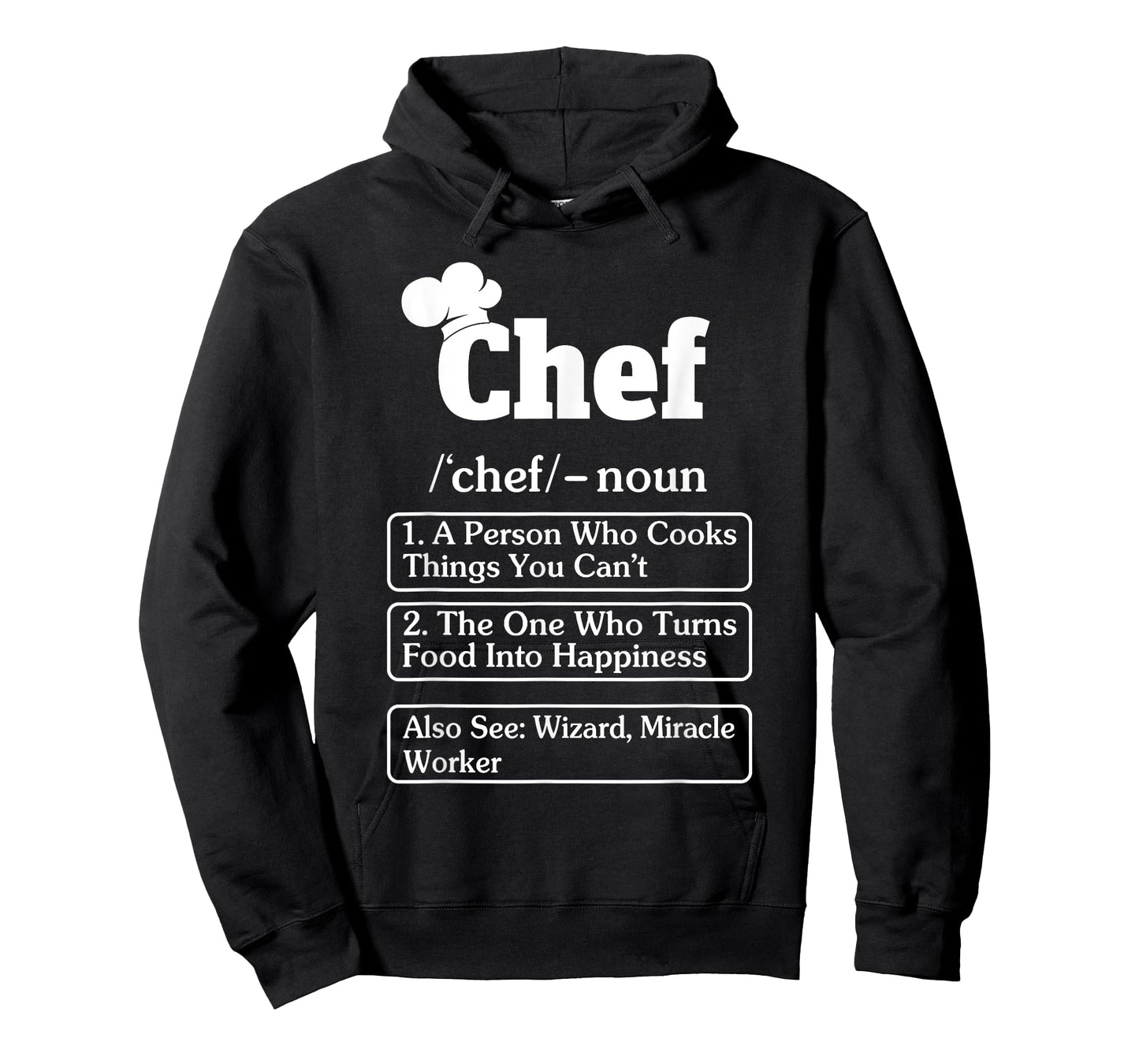 Funny Chef Definition Cooking Kitchen Mens & Womens T-Shirt