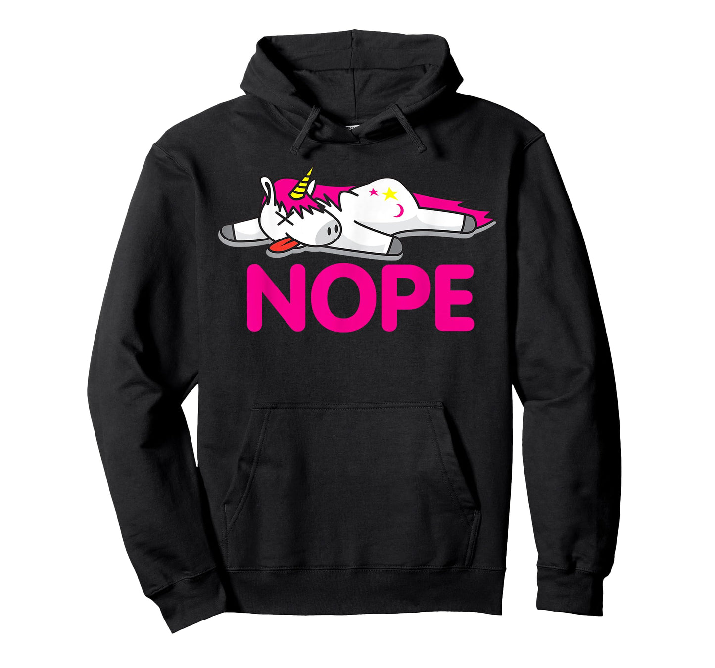 Lazy Nope Unicorn | Funny Pegasus Fans Gift T-Shirt