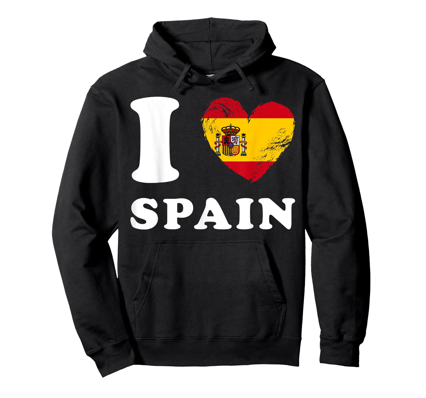 I Love Spain - Heart Flag Spain T-Shirt