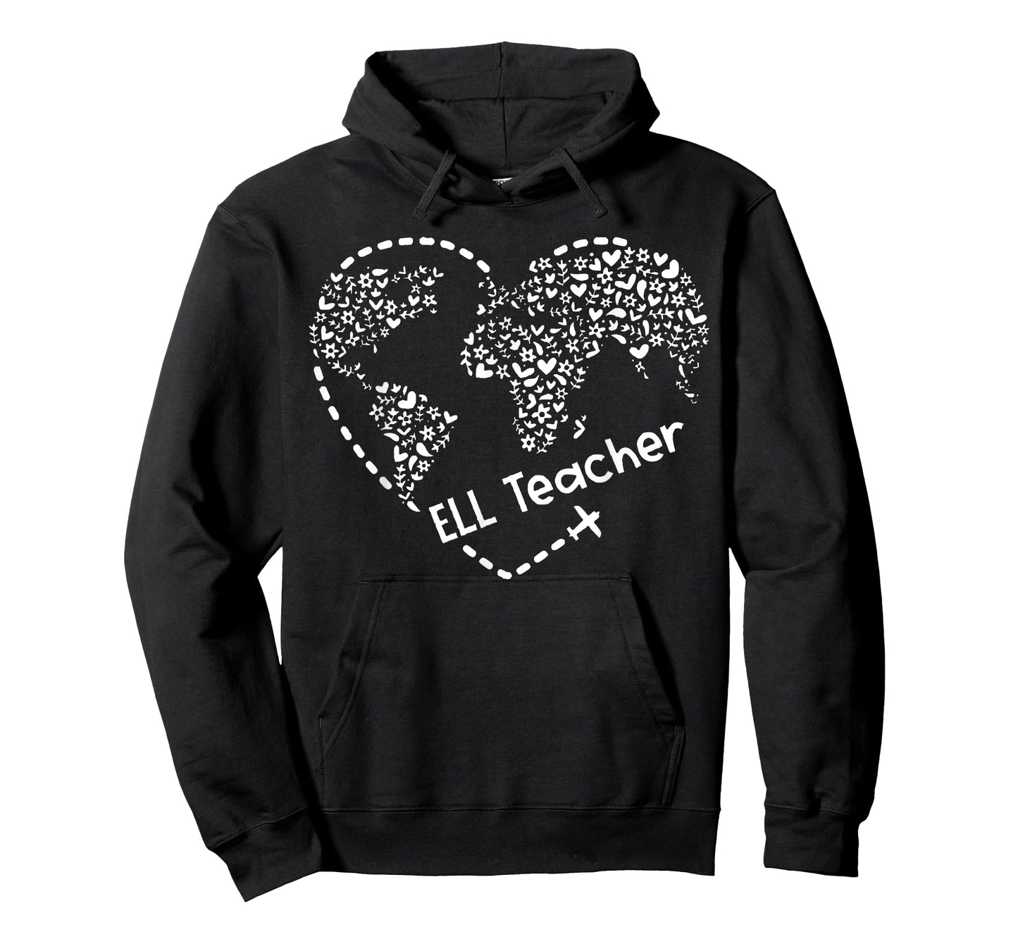 Ell Cute Heart Shape English Language Teacher Students T-Shirt
