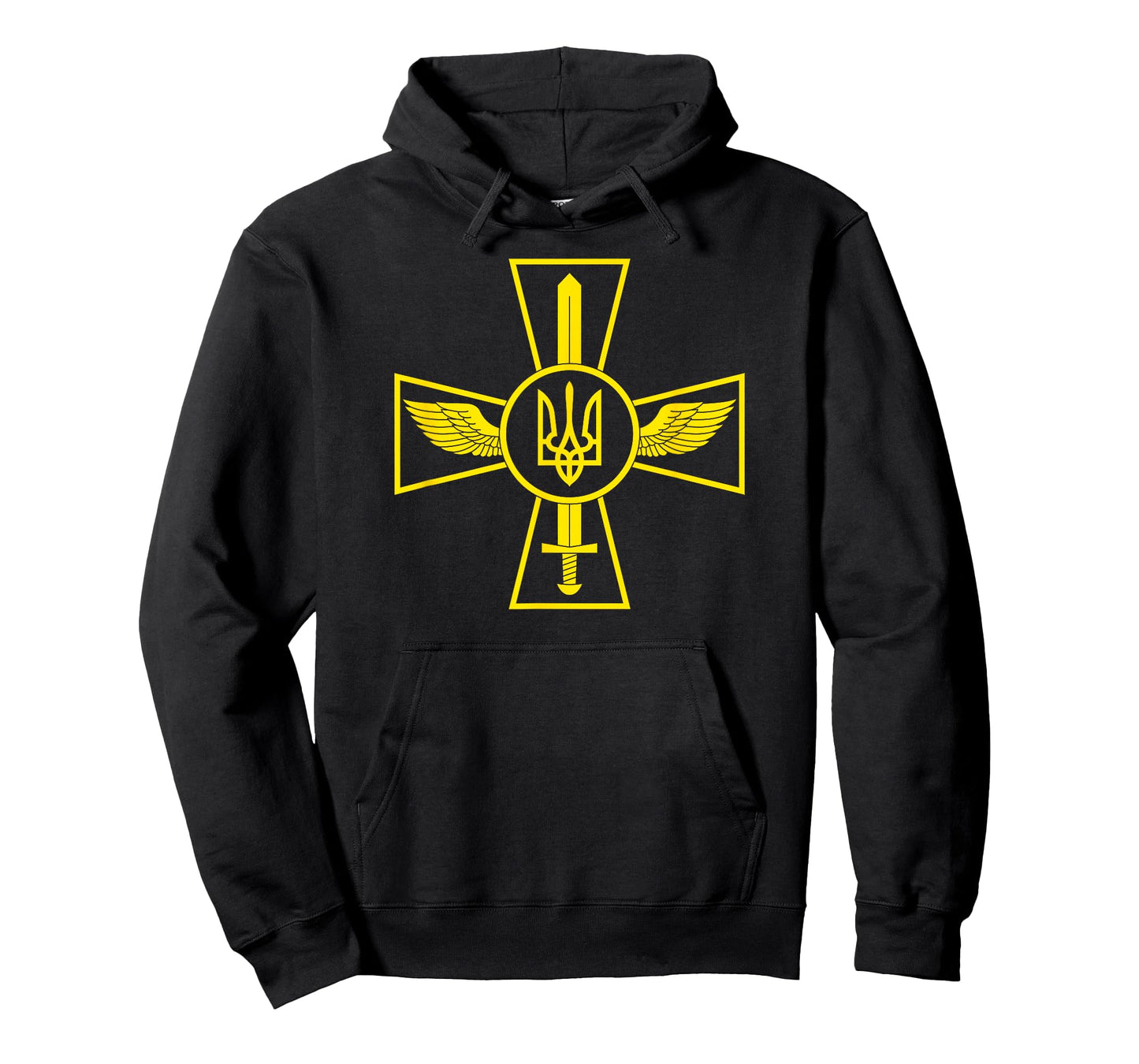 UKRAINIAN AIR FORCE EMBLEM UKRAINE ARMED FORCES UAF (YELLOW) T-Shirt