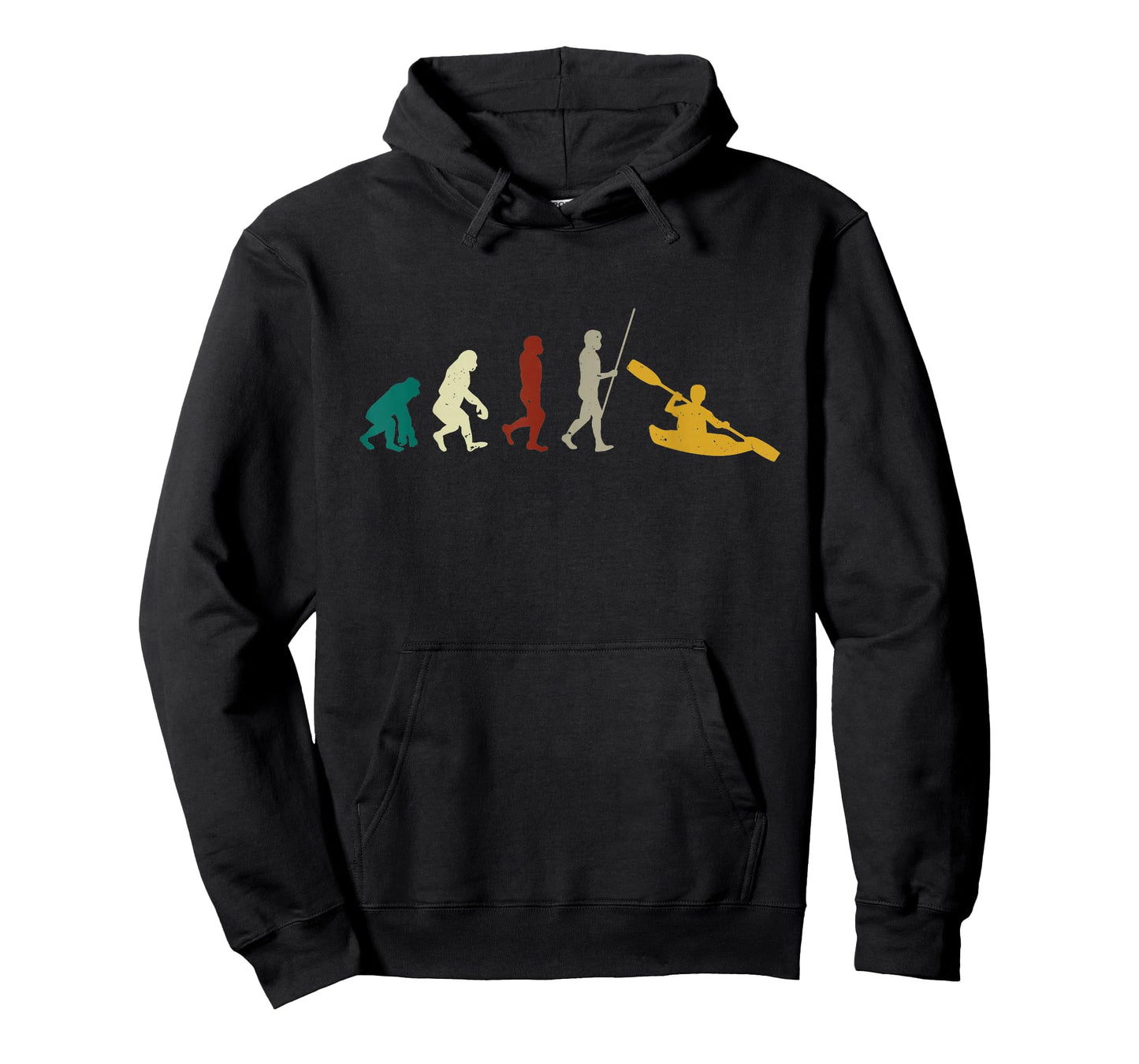 Canoe Kayak Evolution Paddler Kayaker Gift Canoeing Kayaking T-Shirt