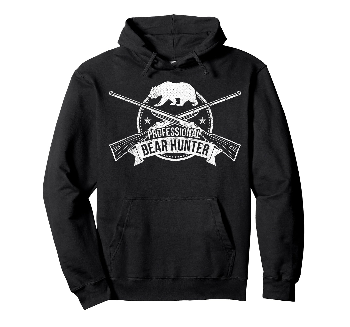 Professional Bear Hunter Crossed Rifles Hunting T-Shirt