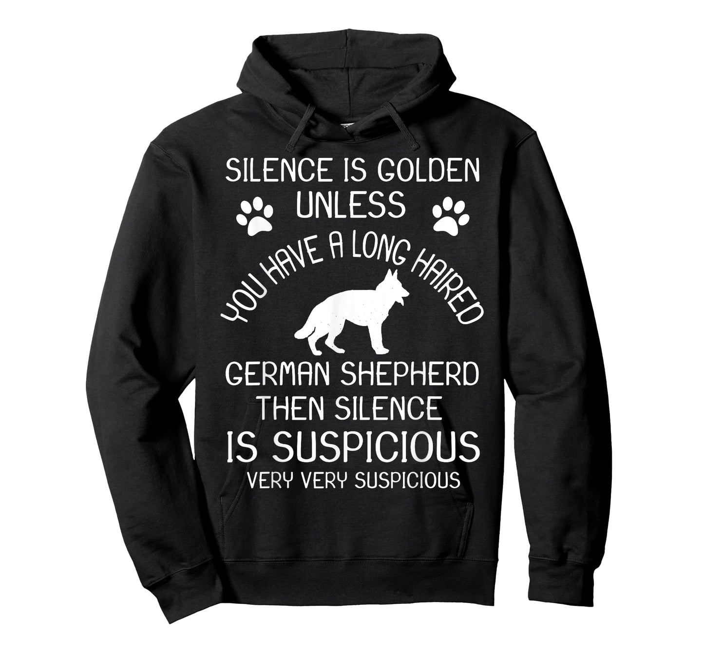 Long Haired German Shepherd Shirt Funny Long-Hair GSD T-Shirt
