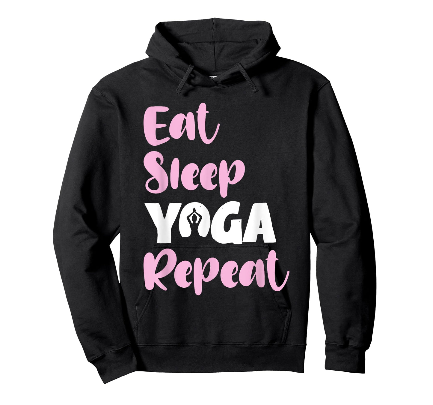 Eat Sleep Yoga Repeat Meditate Funny Meditation Quote T-Shirt