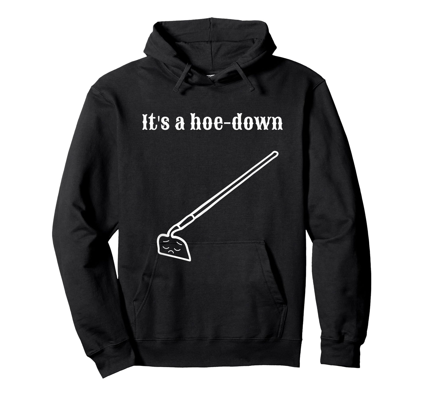 Garden Pun, Hoe-Down, Sad Look Face T-Shirt